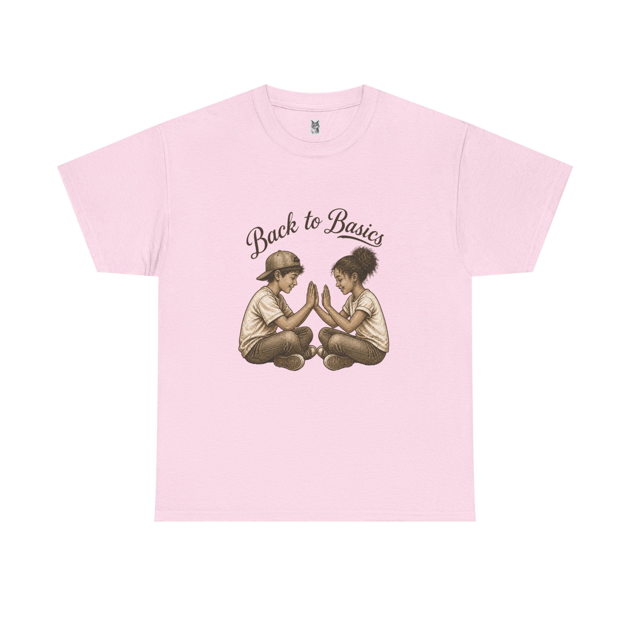 T-Shirt — "Back to Basics" Vintage Kids Hand-Clap Graphic Tee