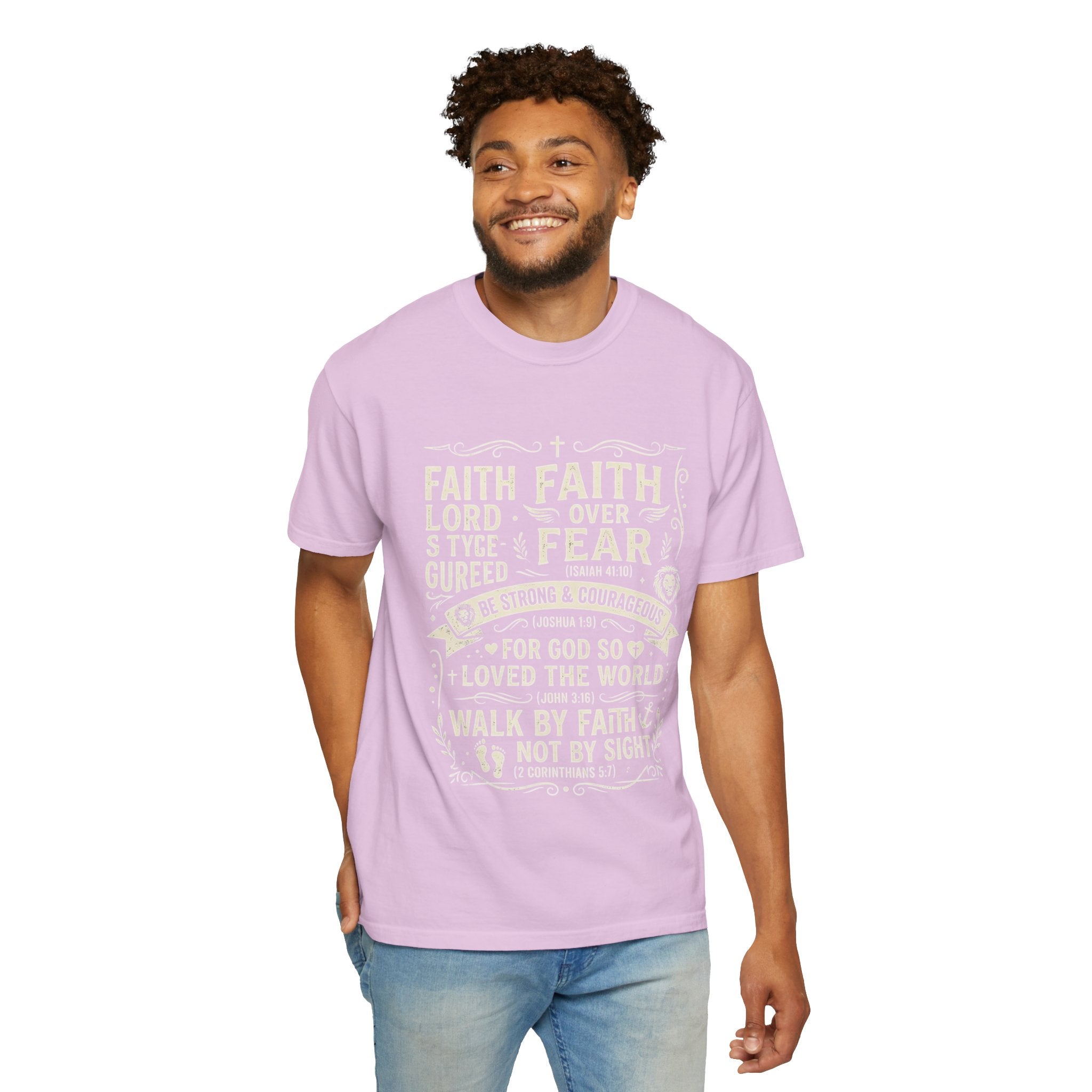 Faith Over Fear T-Shirt — Inspirational Christian Tee