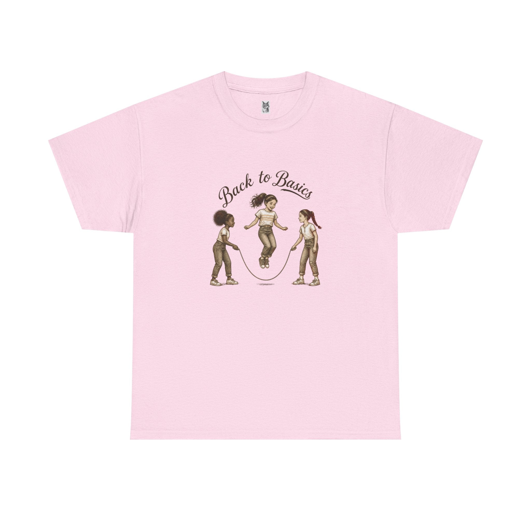 Back to Basics Graphic Tee — Retro Jump Rope Girls Athletic Shirt