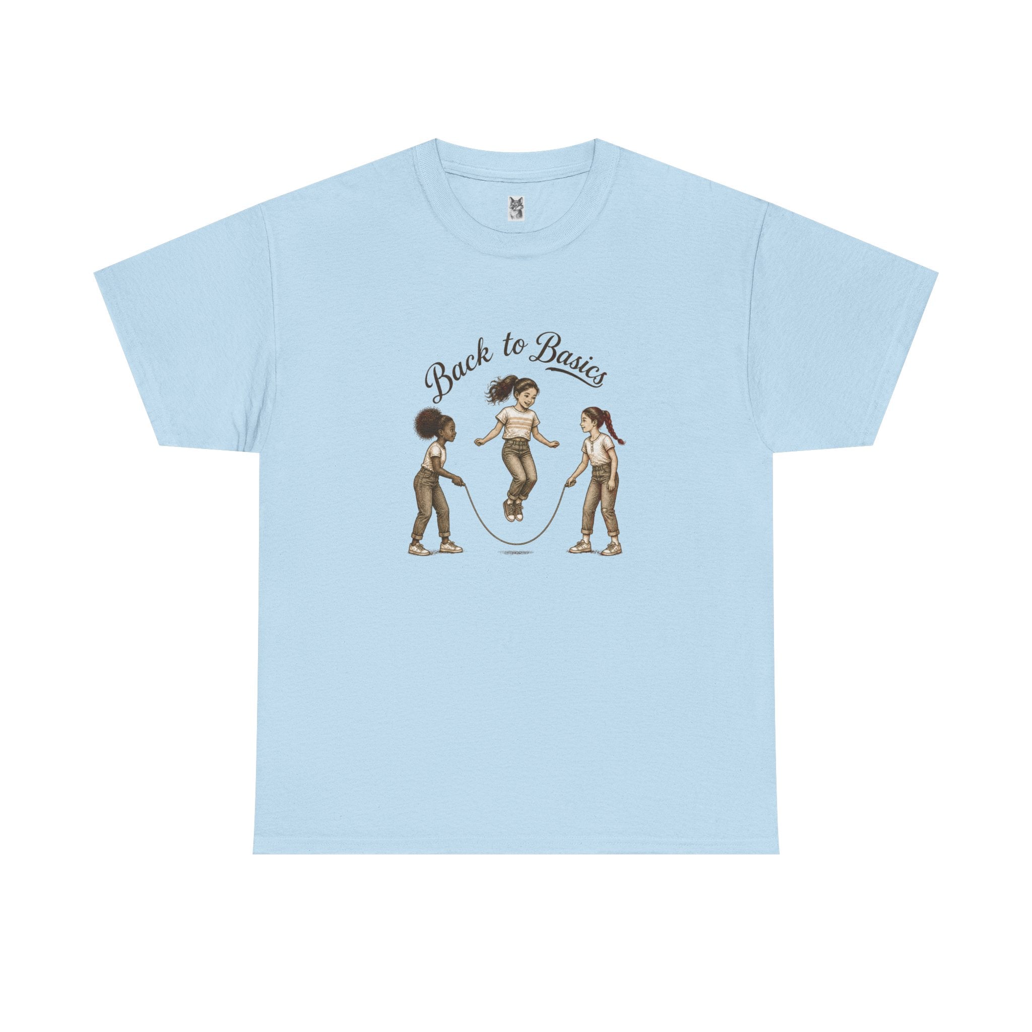 Back to Basics Graphic Tee — Retro Jump Rope Girls Athletic Shirt