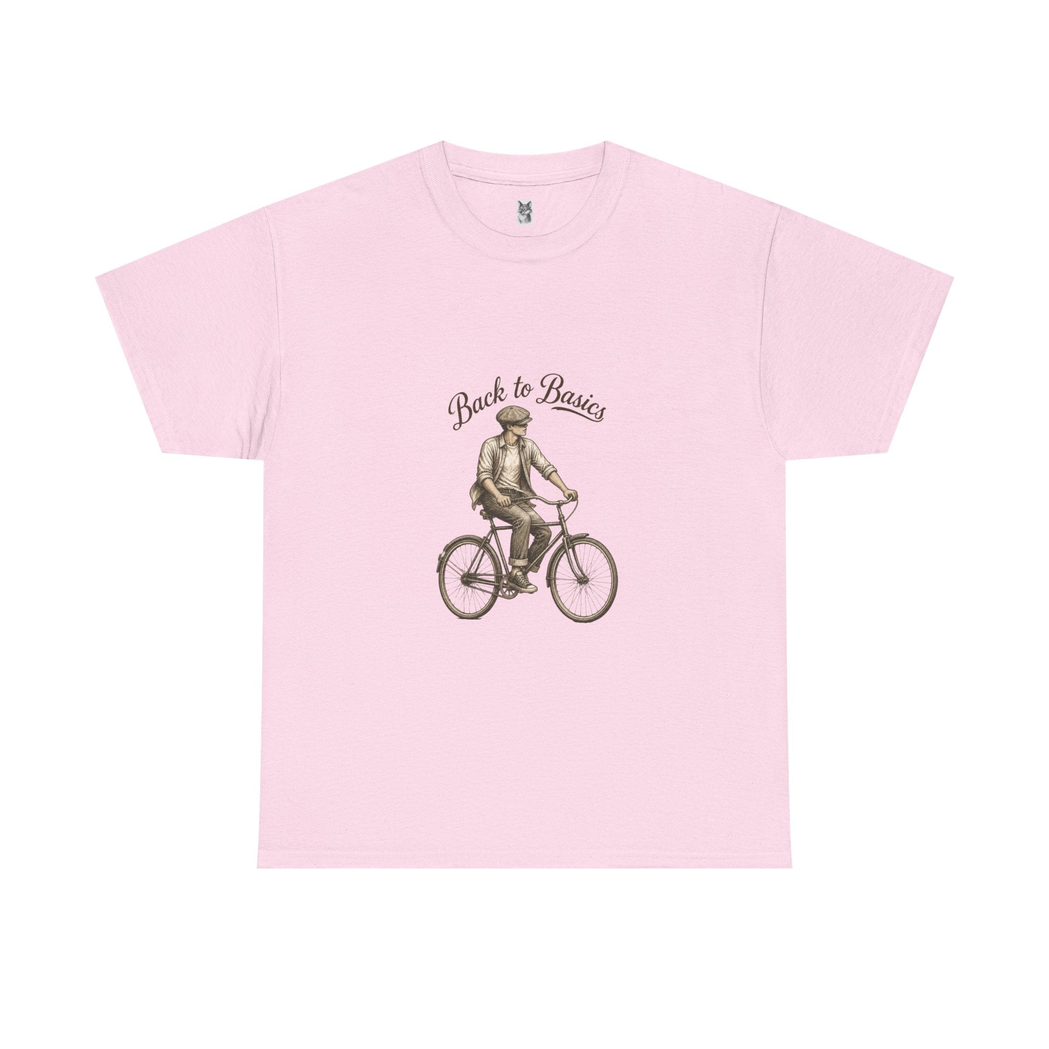 Back to Basics Bicycle Tee — Vintage Cyclist Graphic T-Shirt