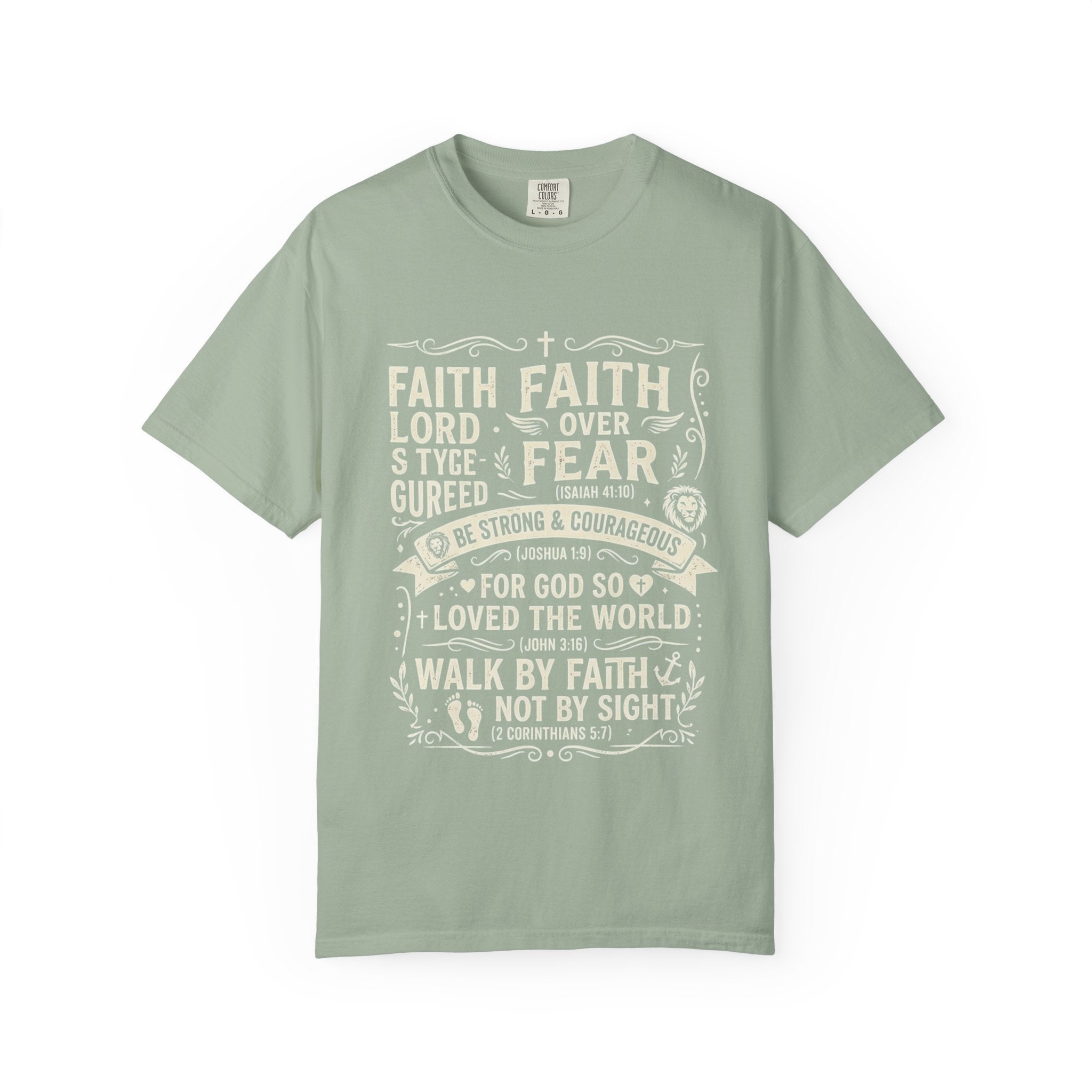 Faith Over Fear T-Shirt — Inspirational Christian Tee