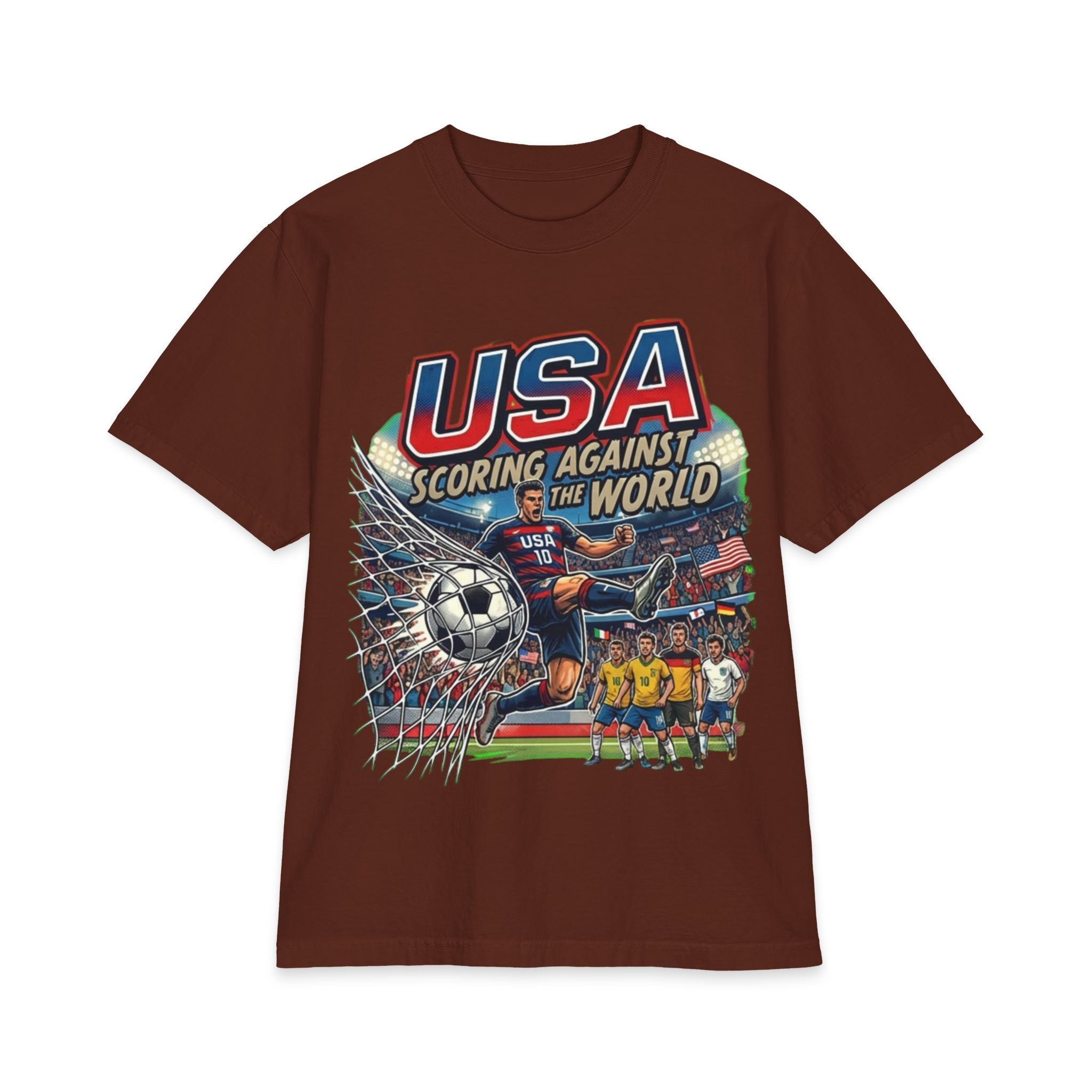 USA Scoring Against The World Soccer T-Shirt