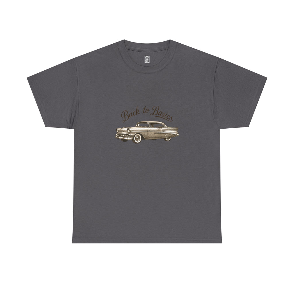 Back to Basics Vintage Car Tee — Classic Retro Automobile Graphic T-Shirt