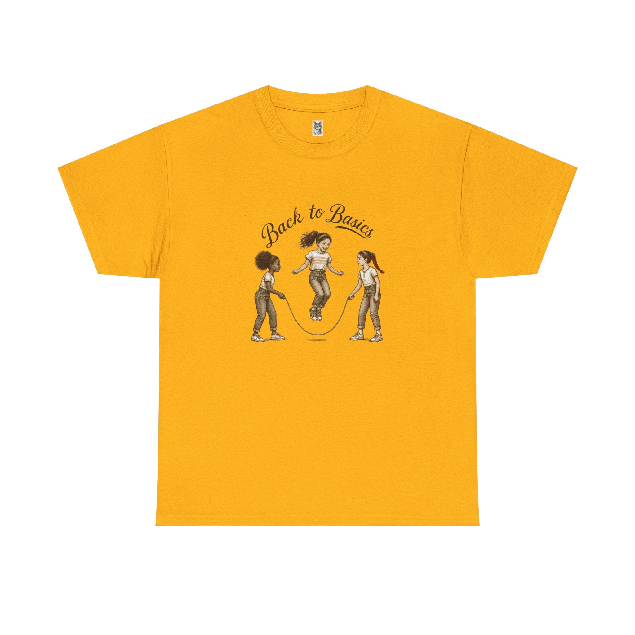 Back to Basics Graphic Tee — Retro Jump Rope Girls Athletic Shirt