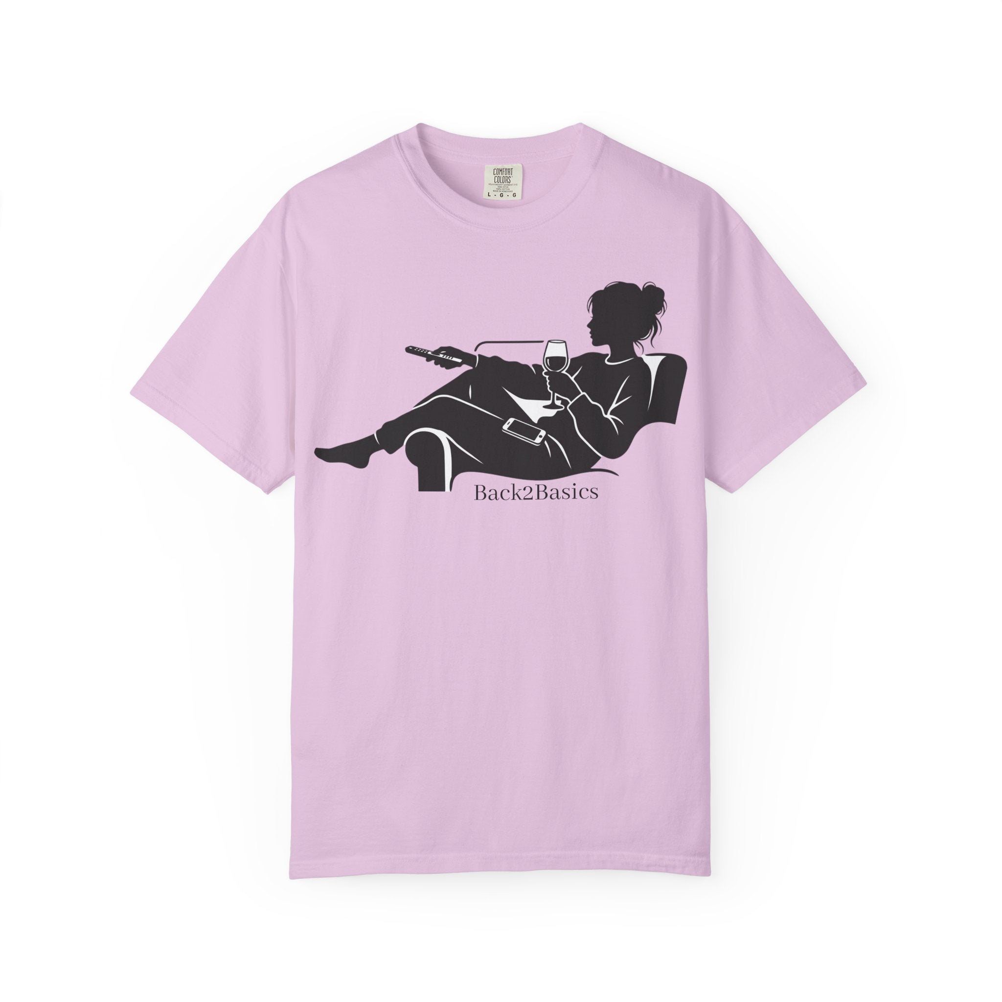 Relaxed Reading Tee — 'Back2Basics' Lounge Silhouette T-Shirt