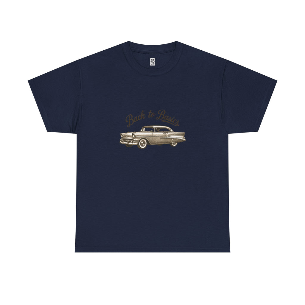 Back to Basics Vintage Car Tee — Classic Retro Automobile Graphic T-Shirt