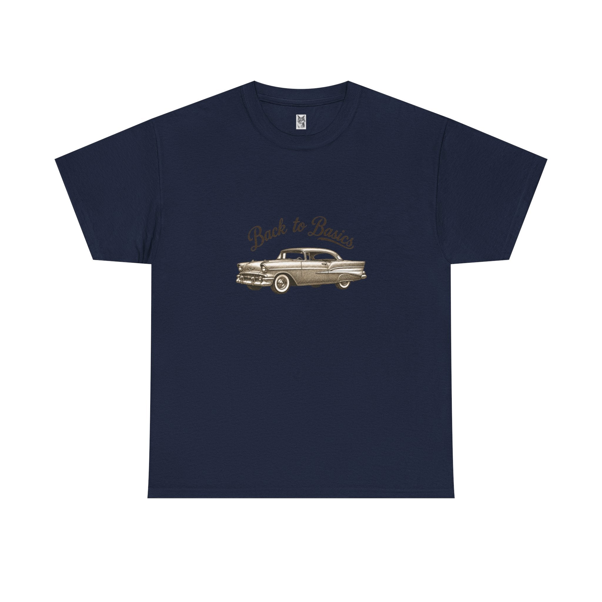 Back to Basics Vintage Car Tee — Classic Retro Automobile Graphic T-Shirt