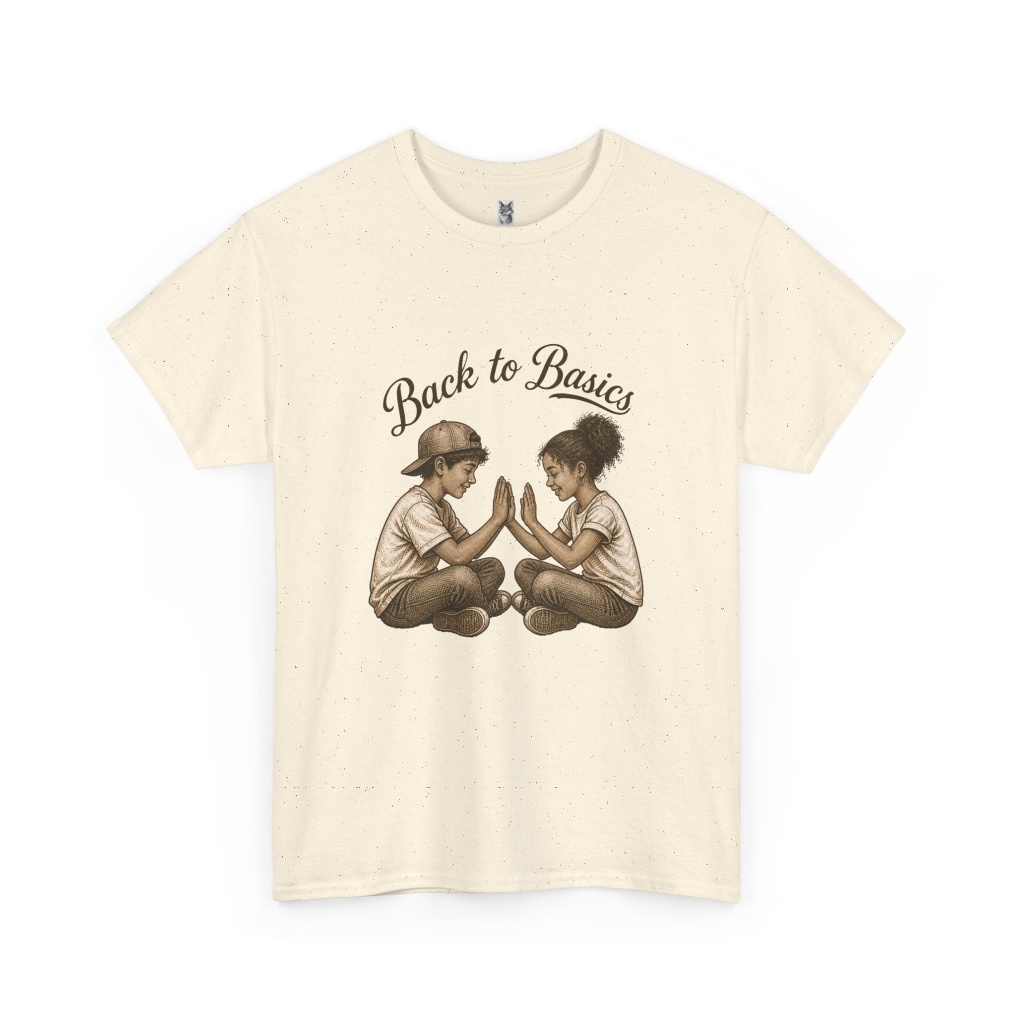 T-Shirt — "Back to Basics" Vintage Kids Hand-Clap Graphic Tee