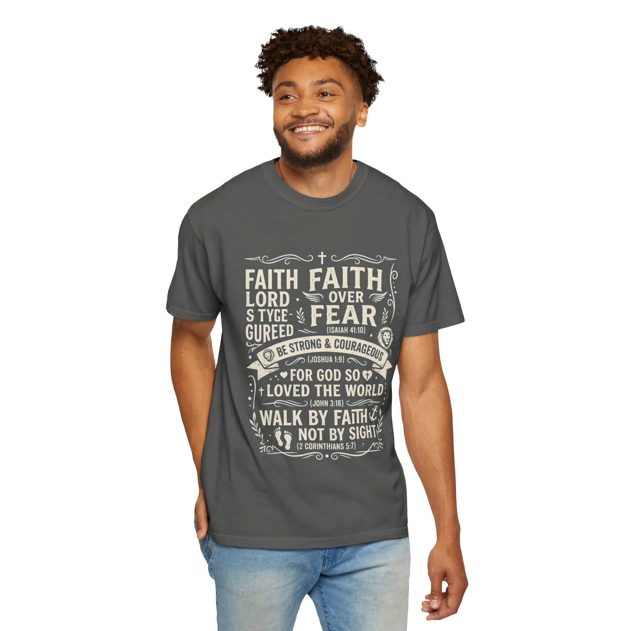 Faith Over Fear T-Shirt — Inspirational Christian Tee