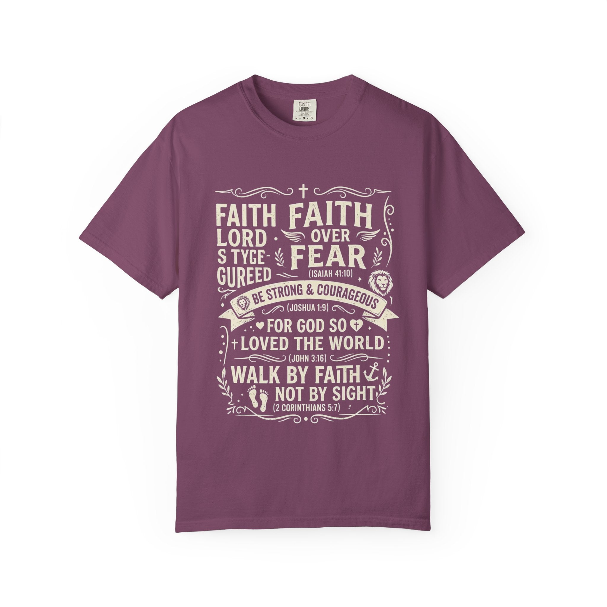 Faith Over Fear T-Shirt — Inspirational Christian Tee