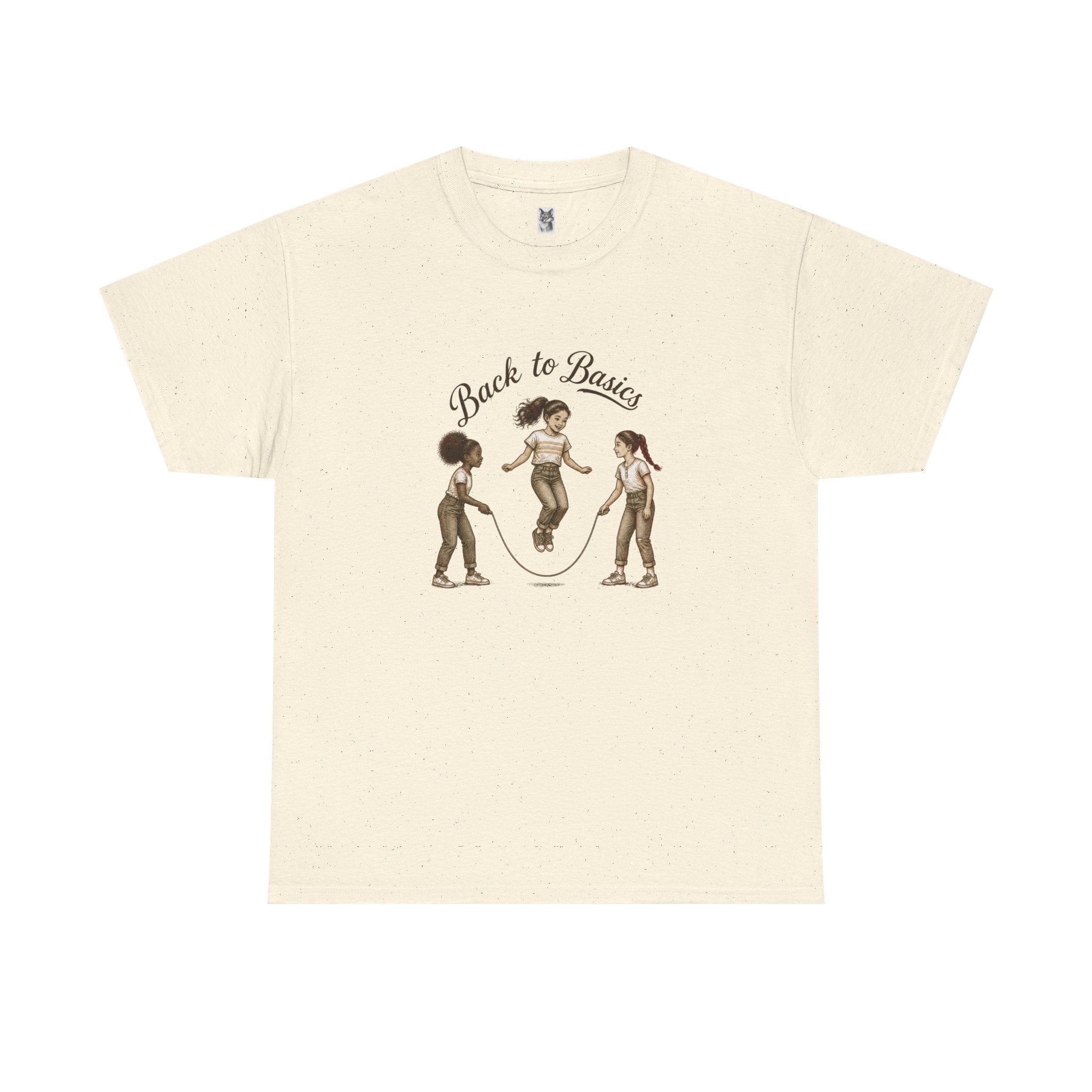 Back to Basics Graphic Tee — Retro Jump Rope Girls Athletic Shirt