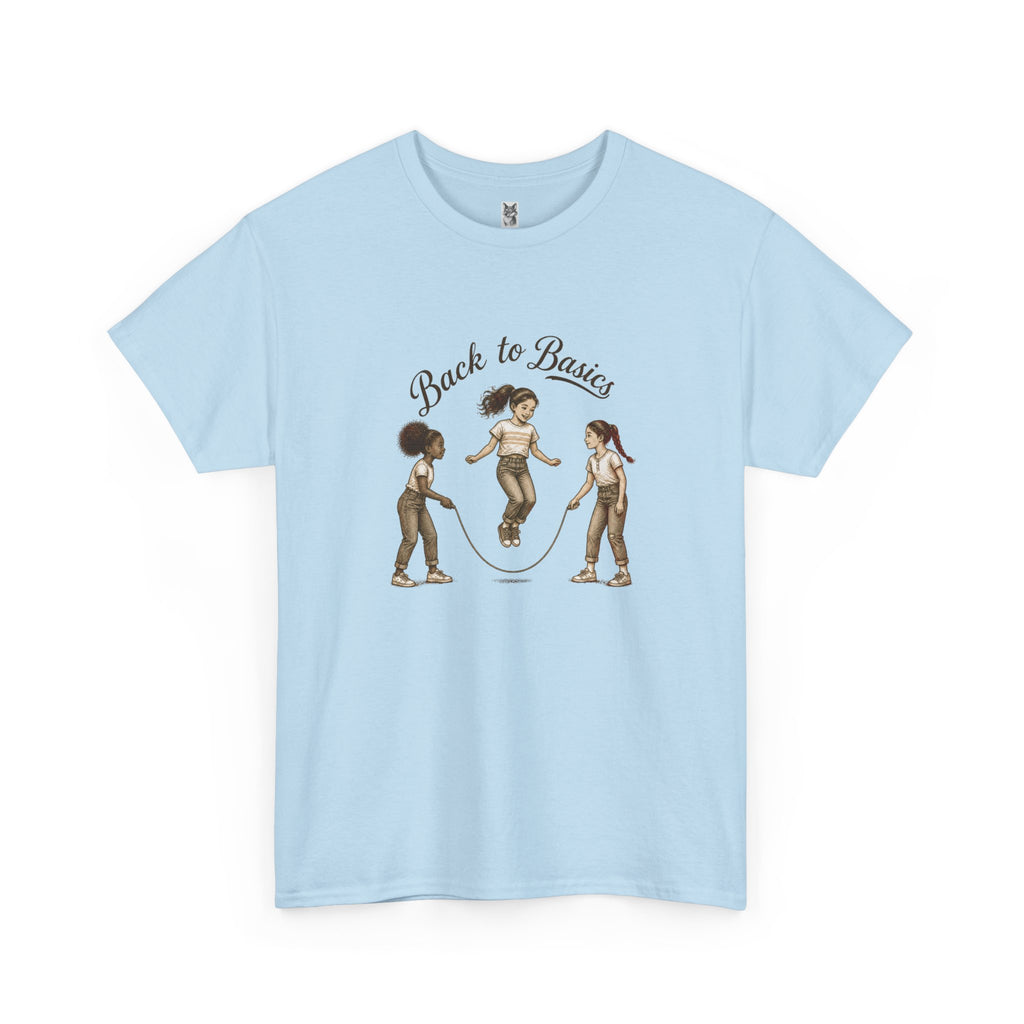 Back to Basics Graphic Tee — Retro Jump Rope Girls Athletic Shirt