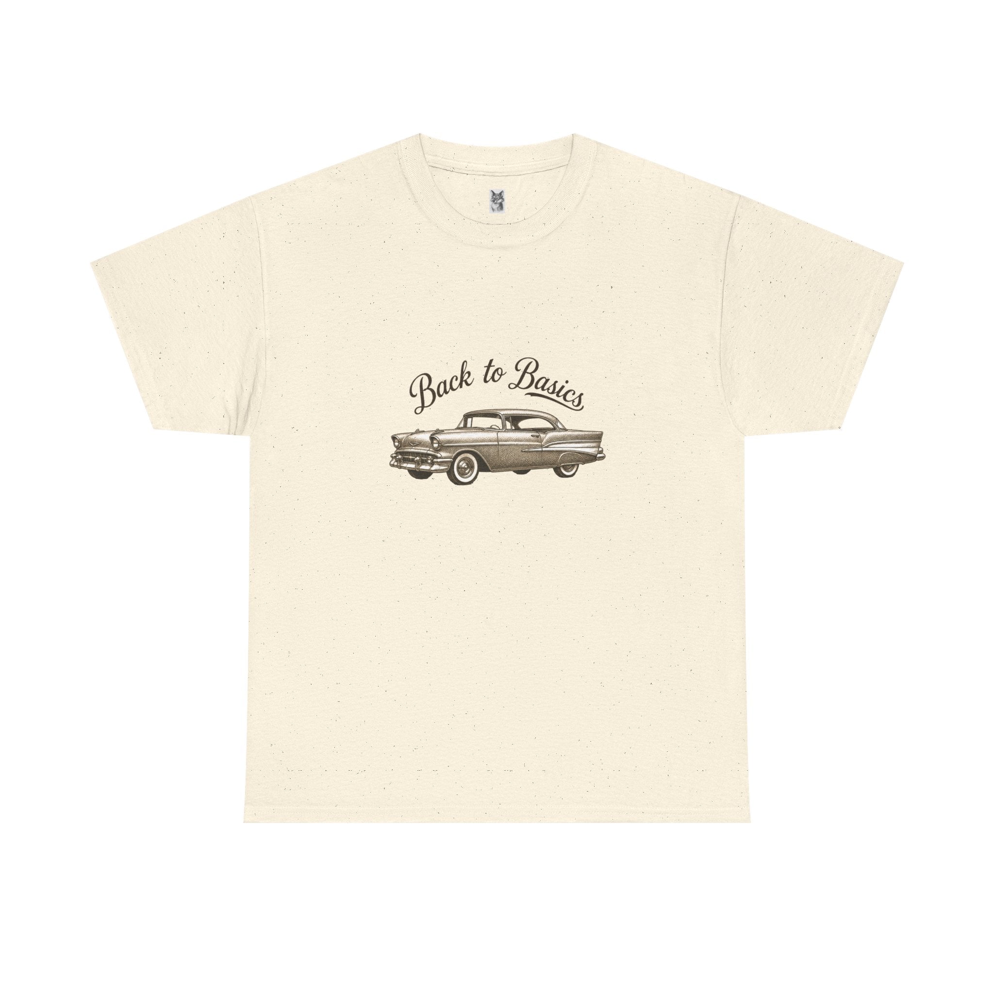 Back to Basics Vintage Car Tee — Classic Retro Automobile Graphic T-Shirt