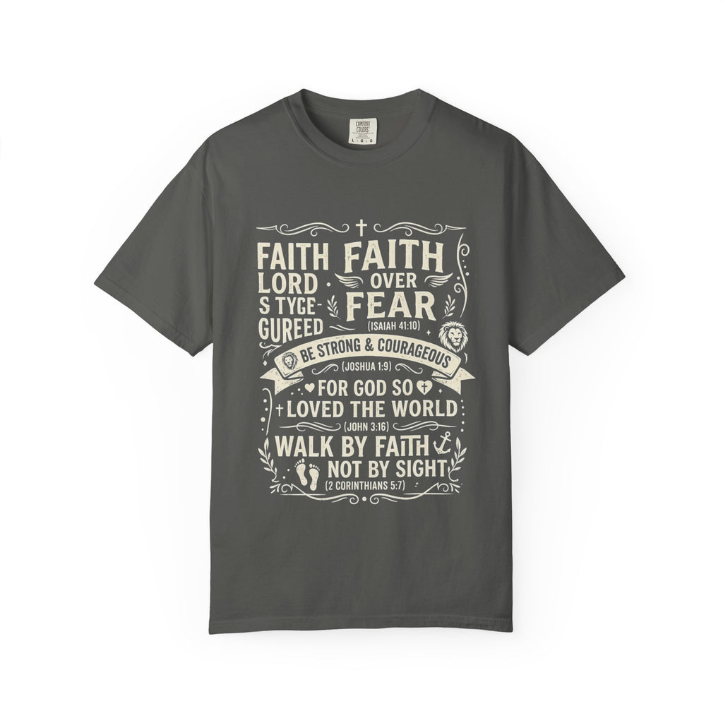 Faith Over Fear T-Shirt — Inspirational Christian Tee