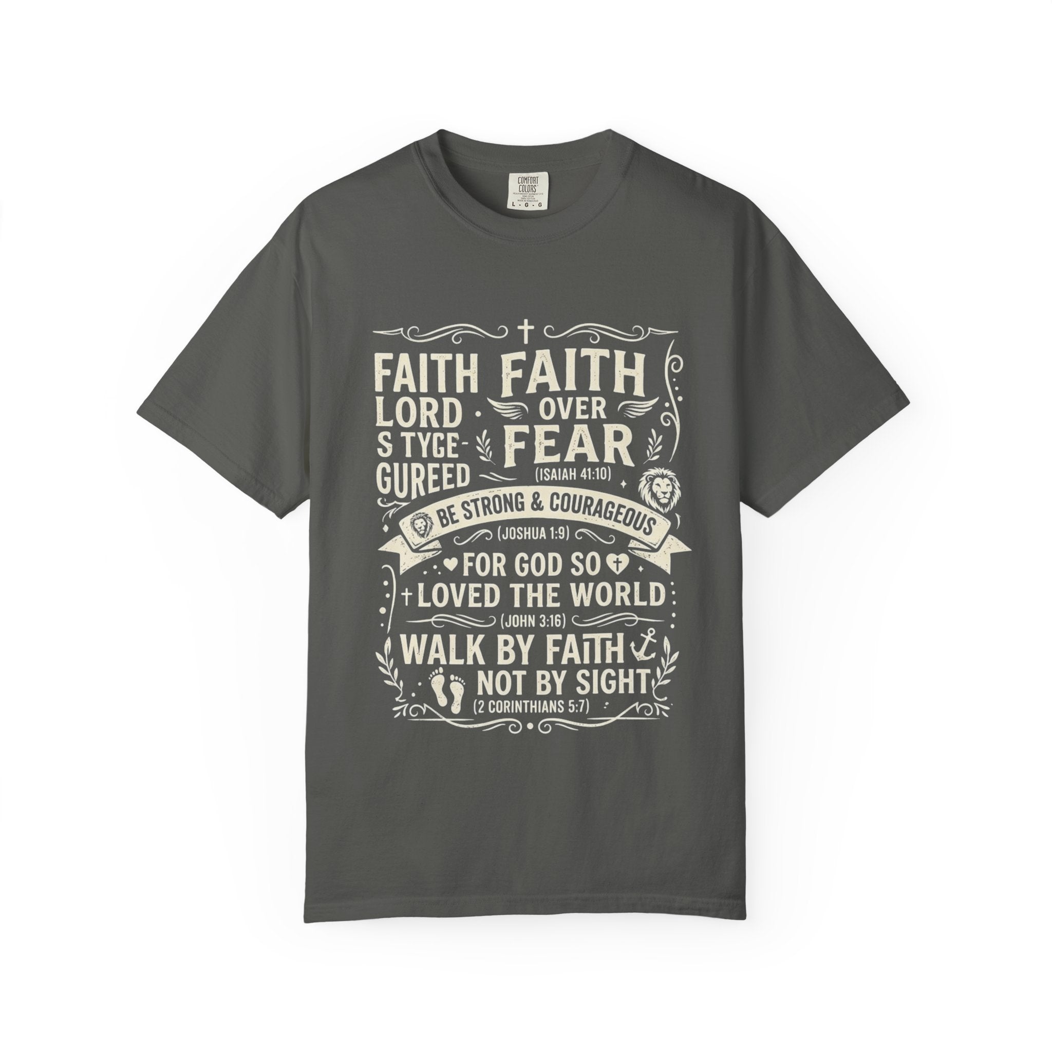 Faith Over Fear T-Shirt — Inspirational Christian Tee