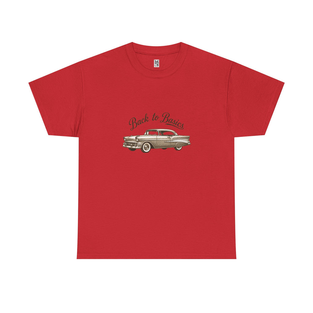 Back to Basics Vintage Car Tee — Classic Retro Automobile Graphic T-Shirt