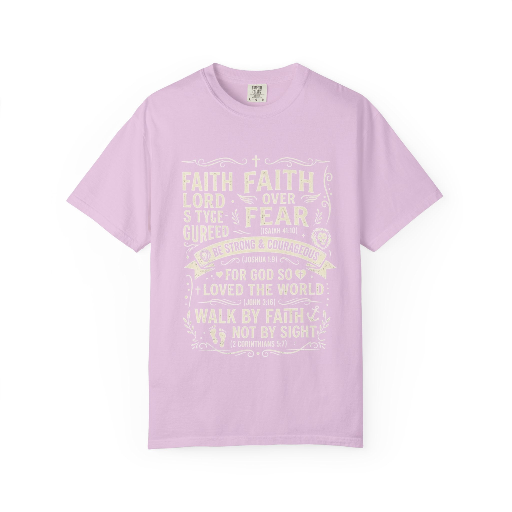 Faith Over Fear T-Shirt — Inspirational Christian Tee
