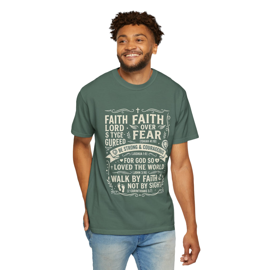Faith Over Fear T-Shirt — Inspirational Christian Tee