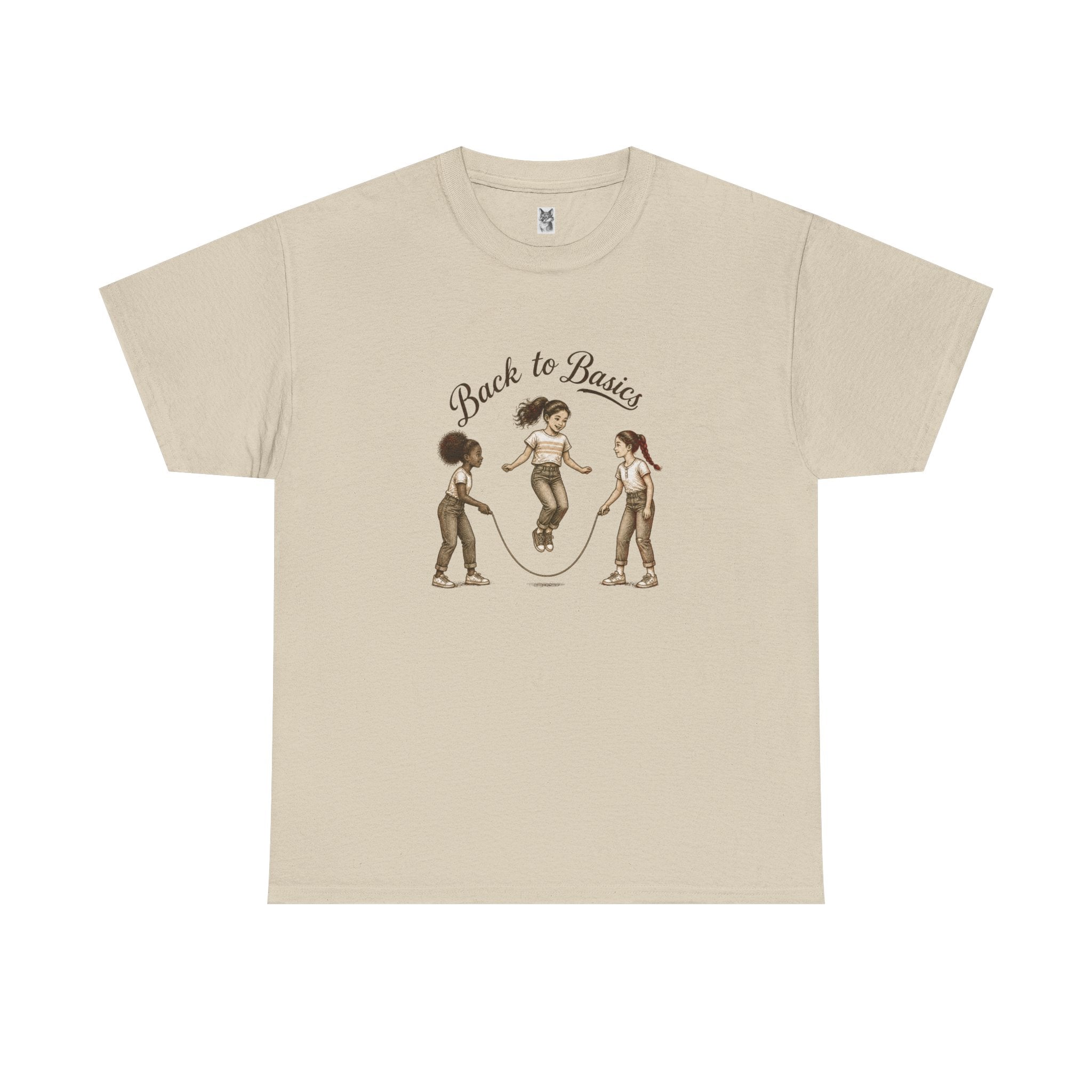 Back to Basics Graphic Tee — Retro Jump Rope Girls Athletic Shirt