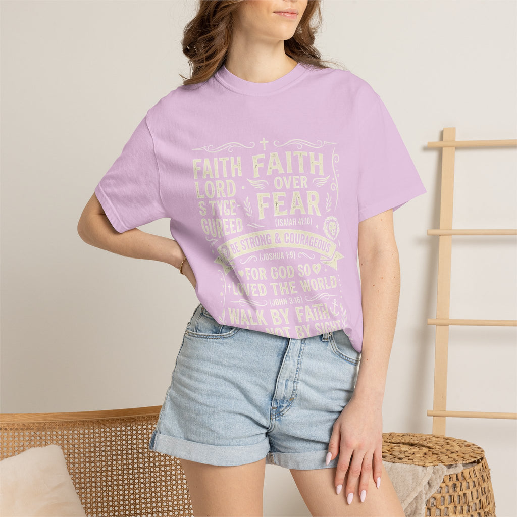 Faith Over Fear T-Shirt — Inspirational Christian Tee