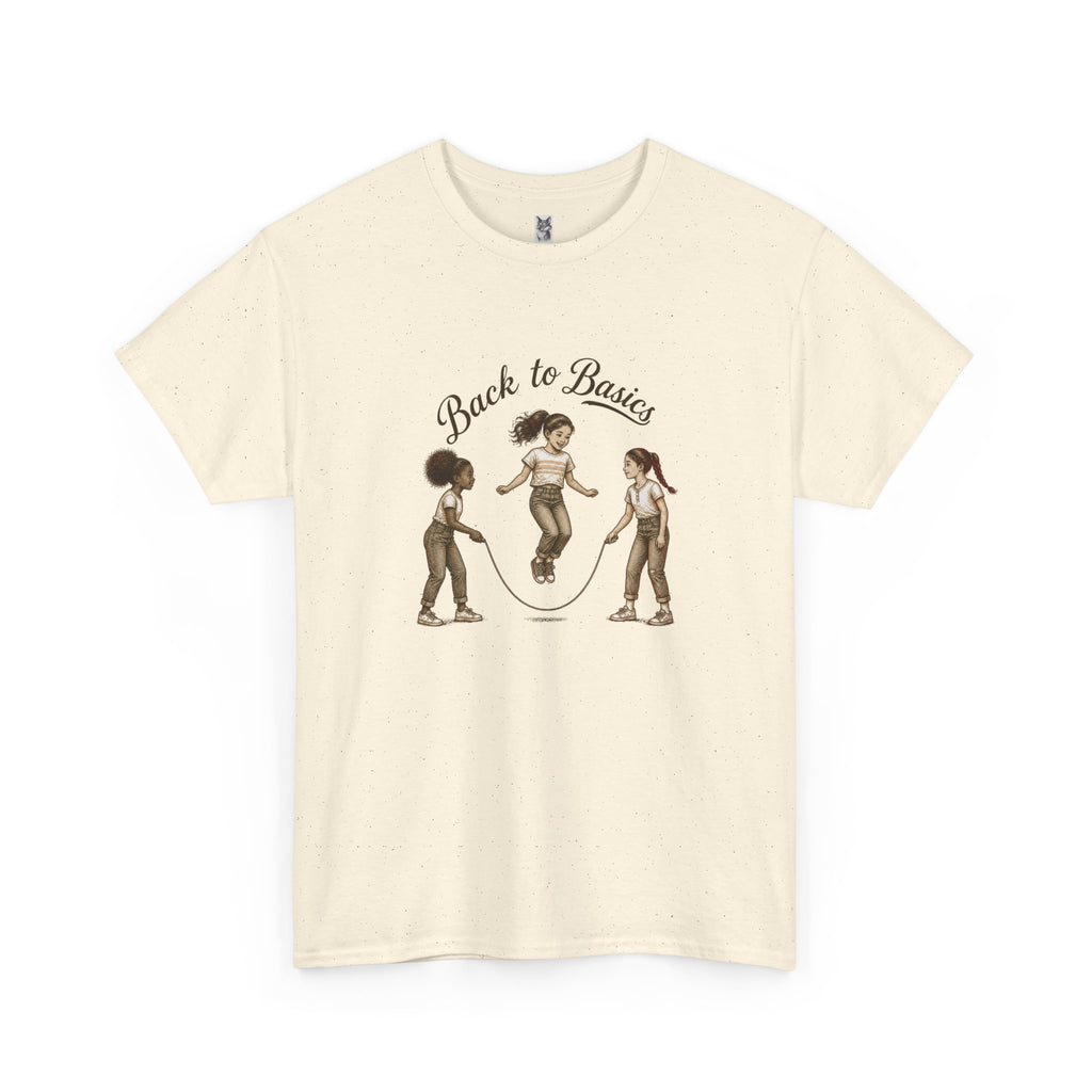 Back to Basics Graphic Tee — Retro Jump Rope Girls Athletic Shirt