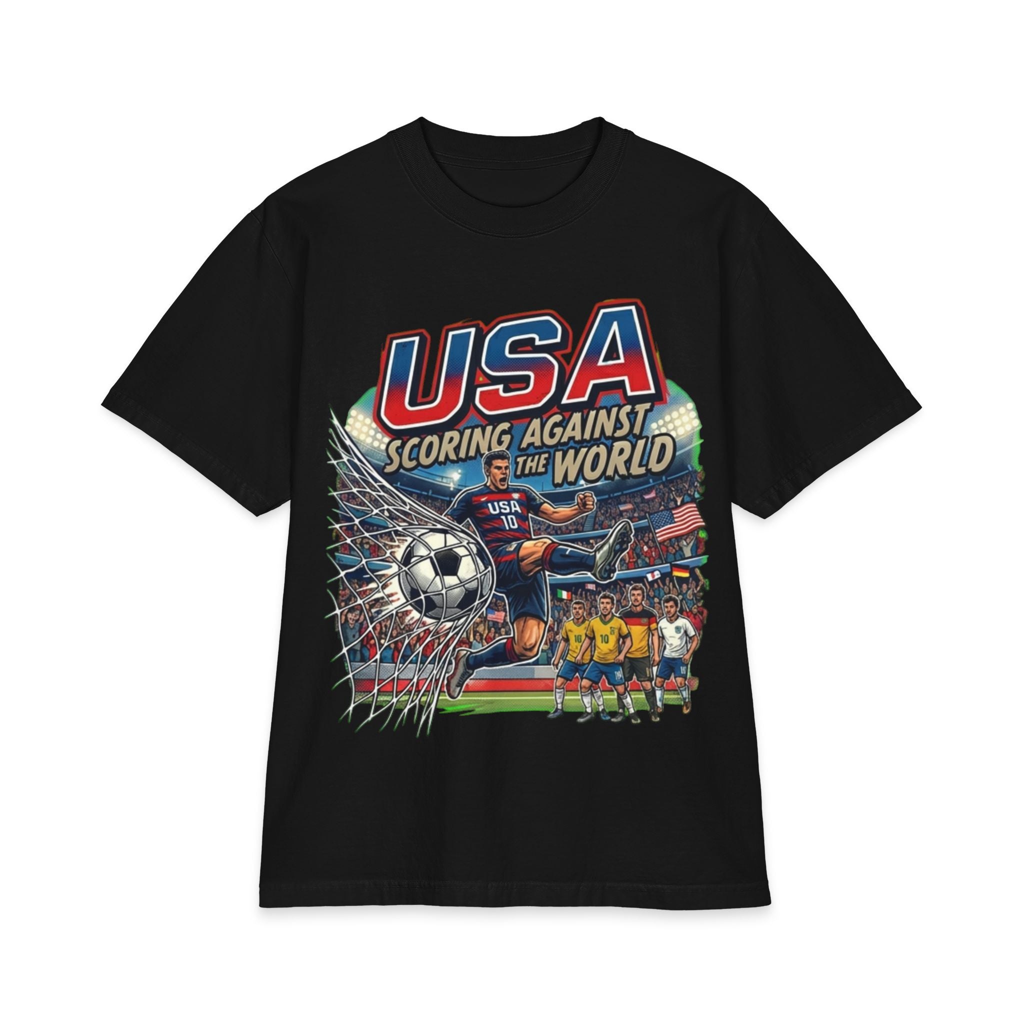 USA Scoring Against The World Soccer T-Shirt