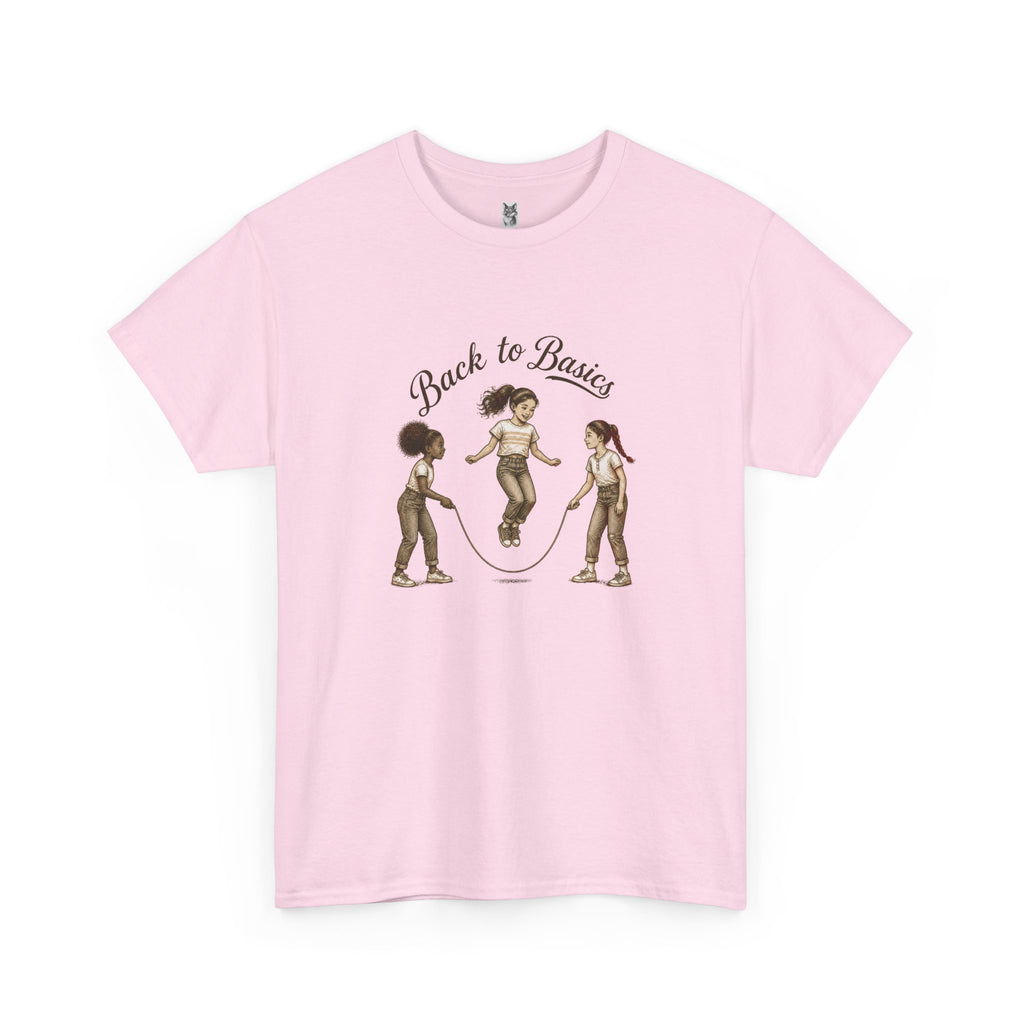 Back to Basics Graphic Tee — Retro Jump Rope Girls Athletic Shirt