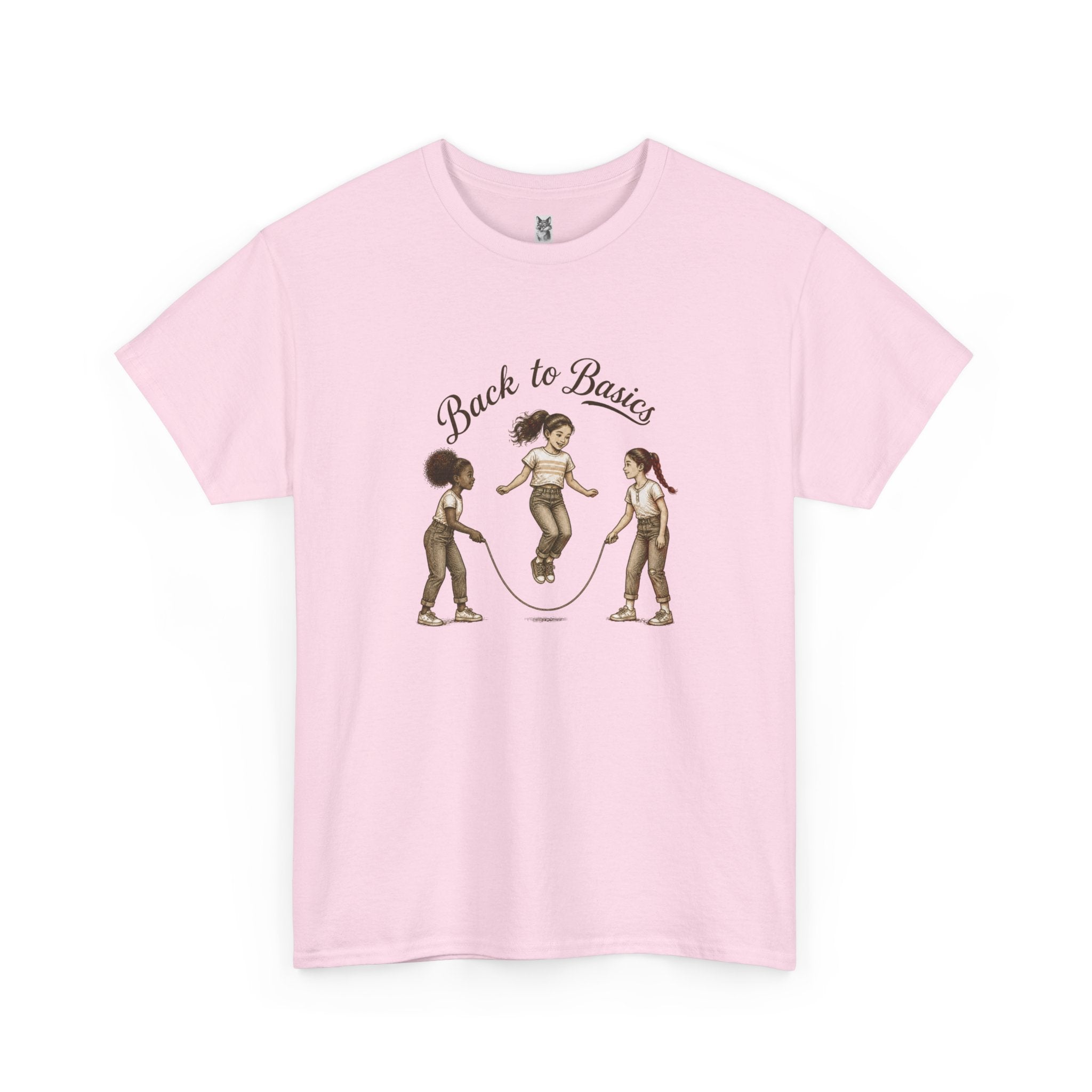 Back to Basics Graphic Tee — Retro Jump Rope Girls Athletic Shirt