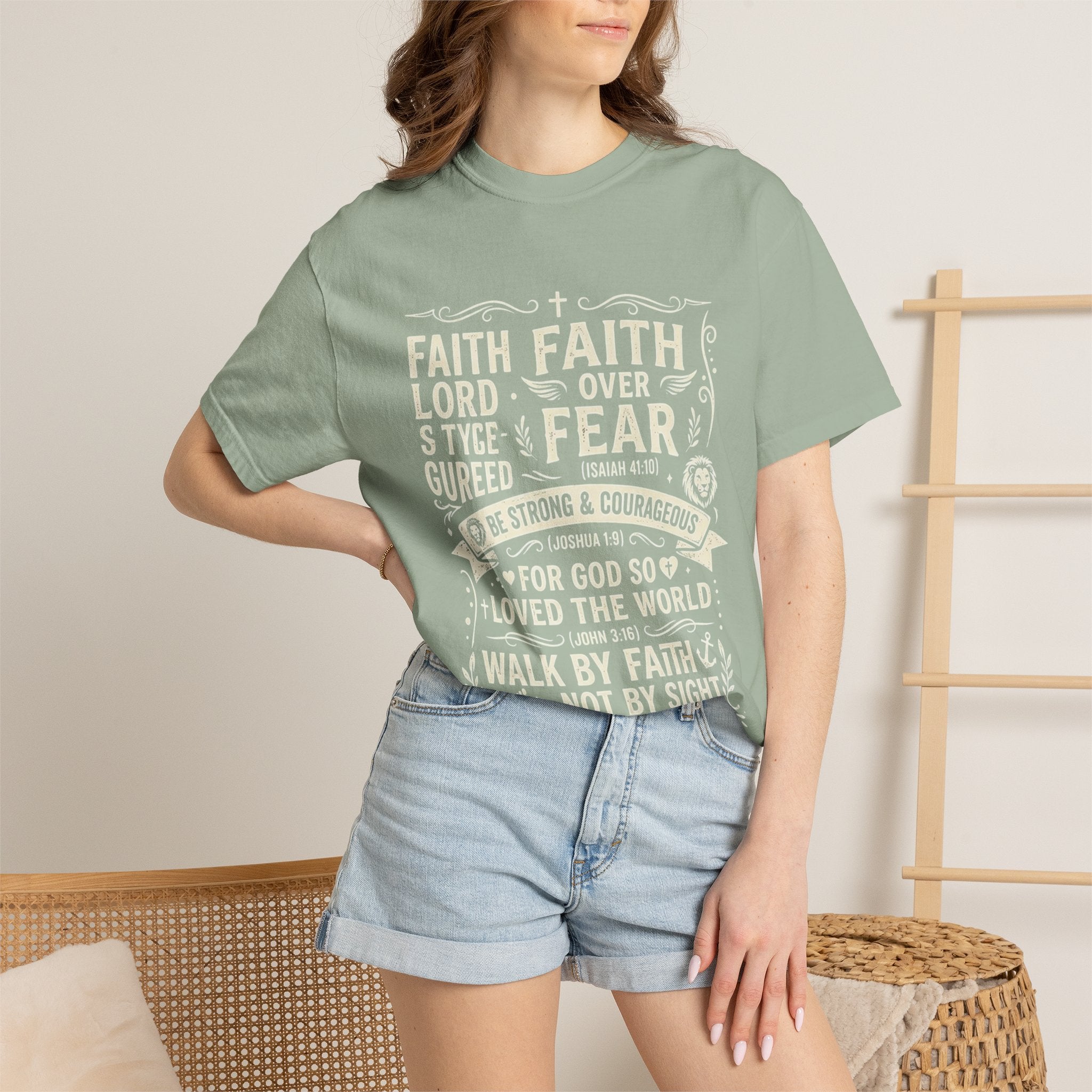 Faith Over Fear T-Shirt — Inspirational Christian Tee
