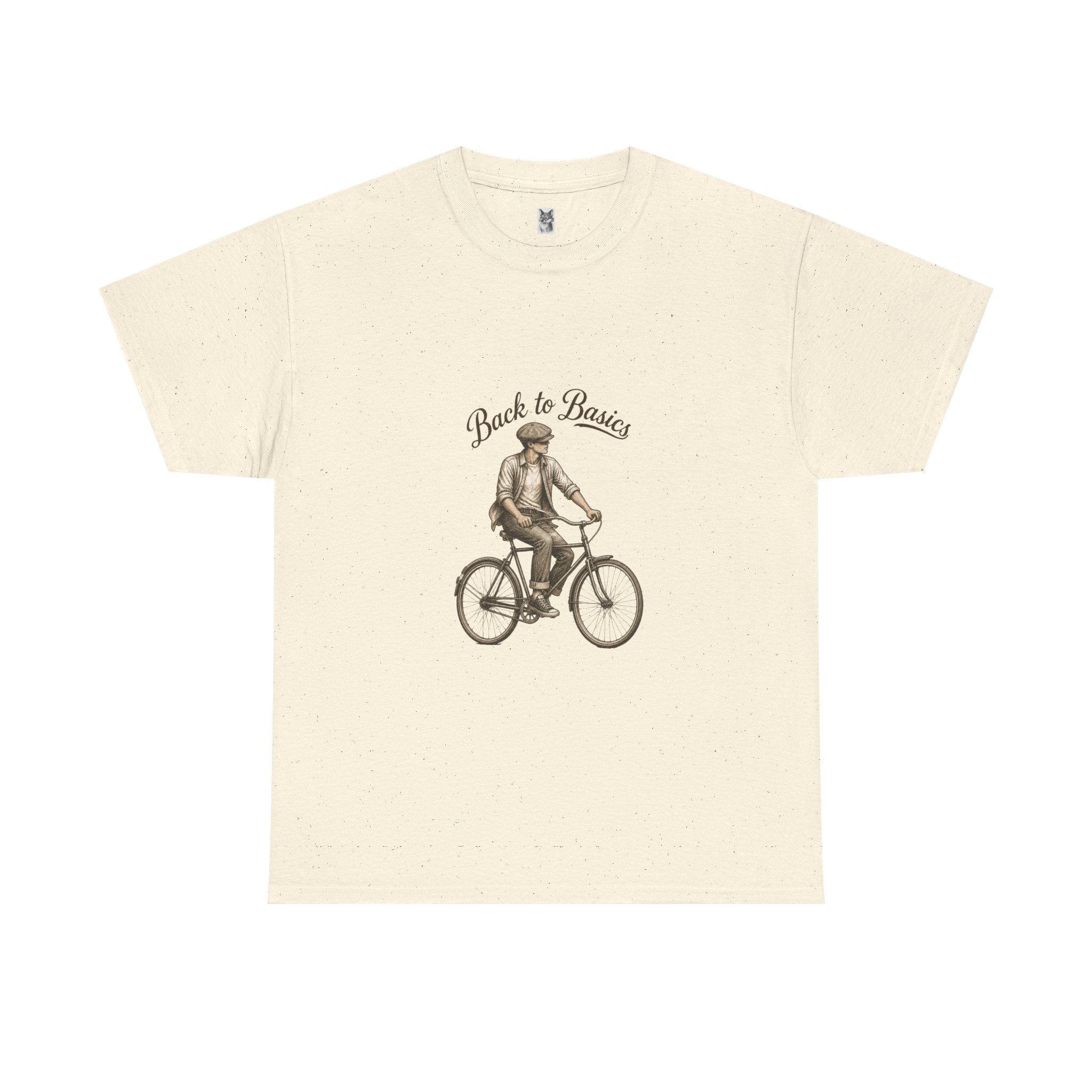 Back to Basics Bicycle Tee — Vintage Cyclist Graphic T-Shirt
