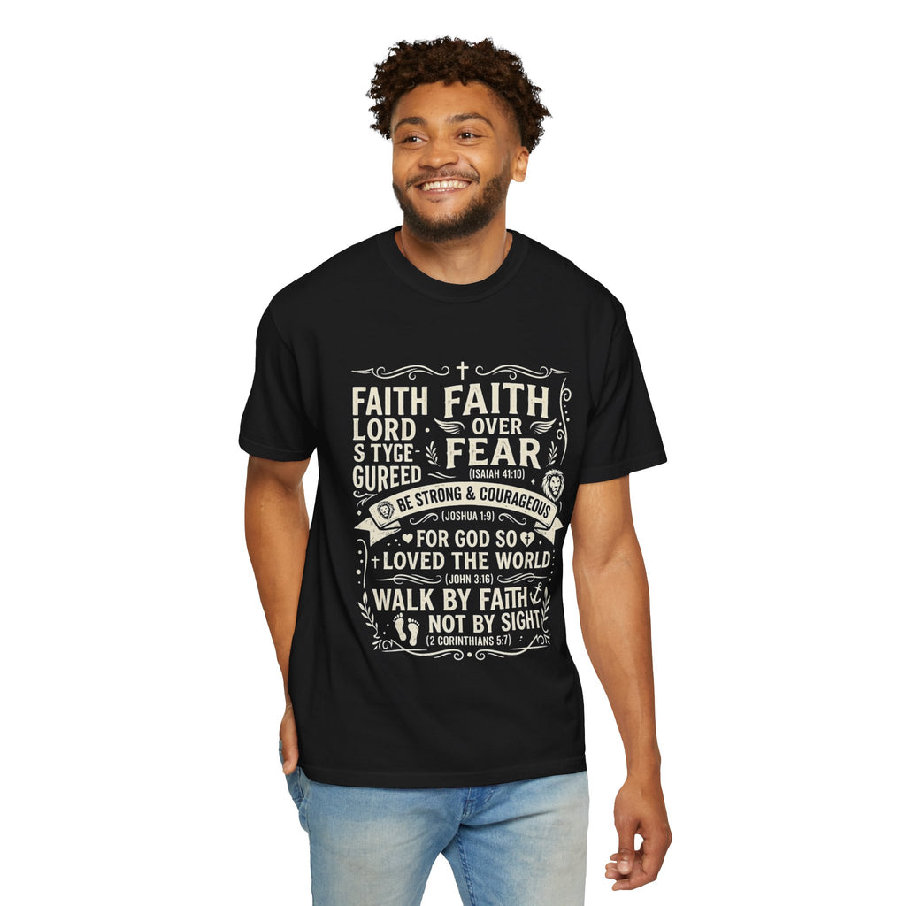 Faith Over Fear T-Shirt — Inspirational Christian Tee