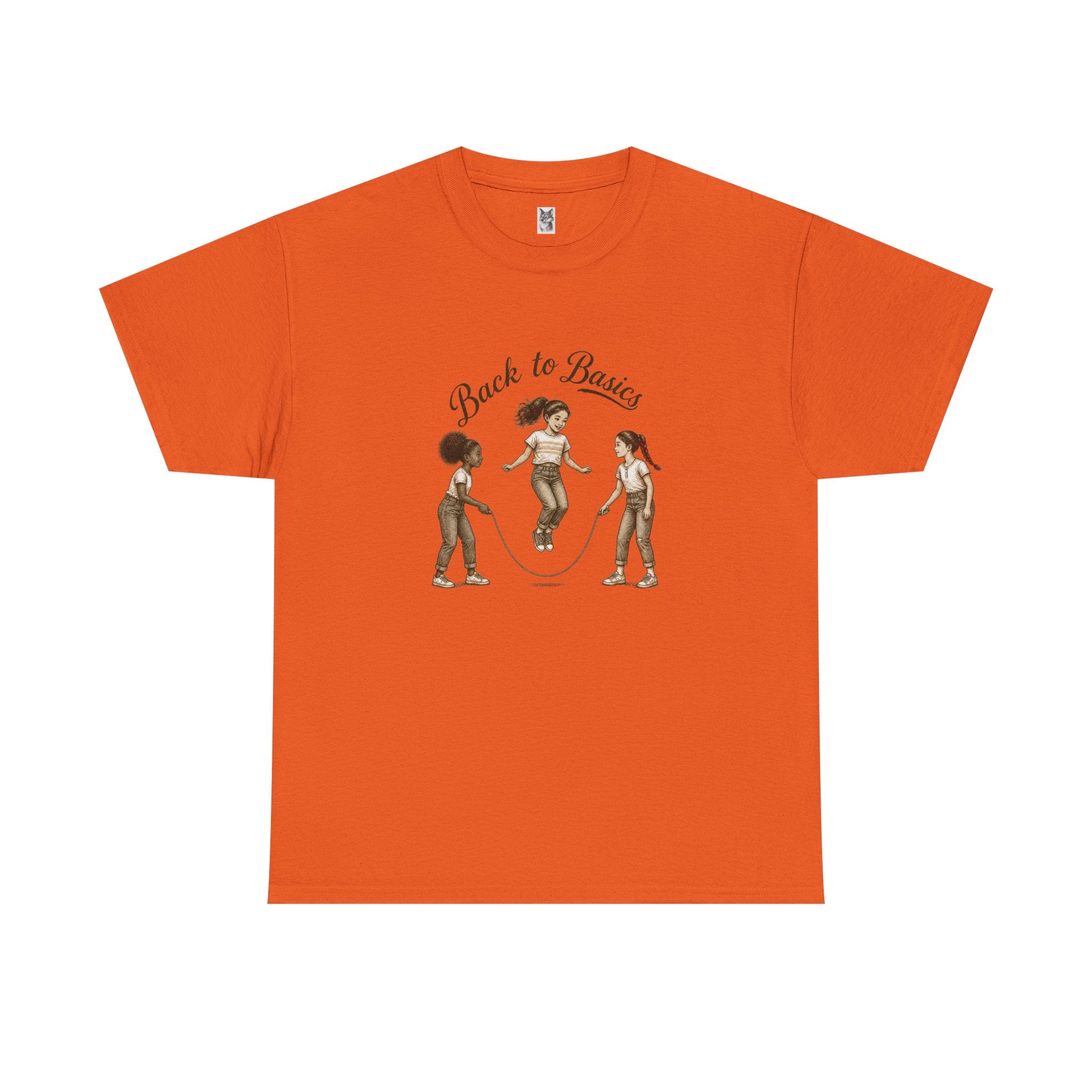 Back to Basics Graphic Tee — Retro Jump Rope Girls Athletic Shirt