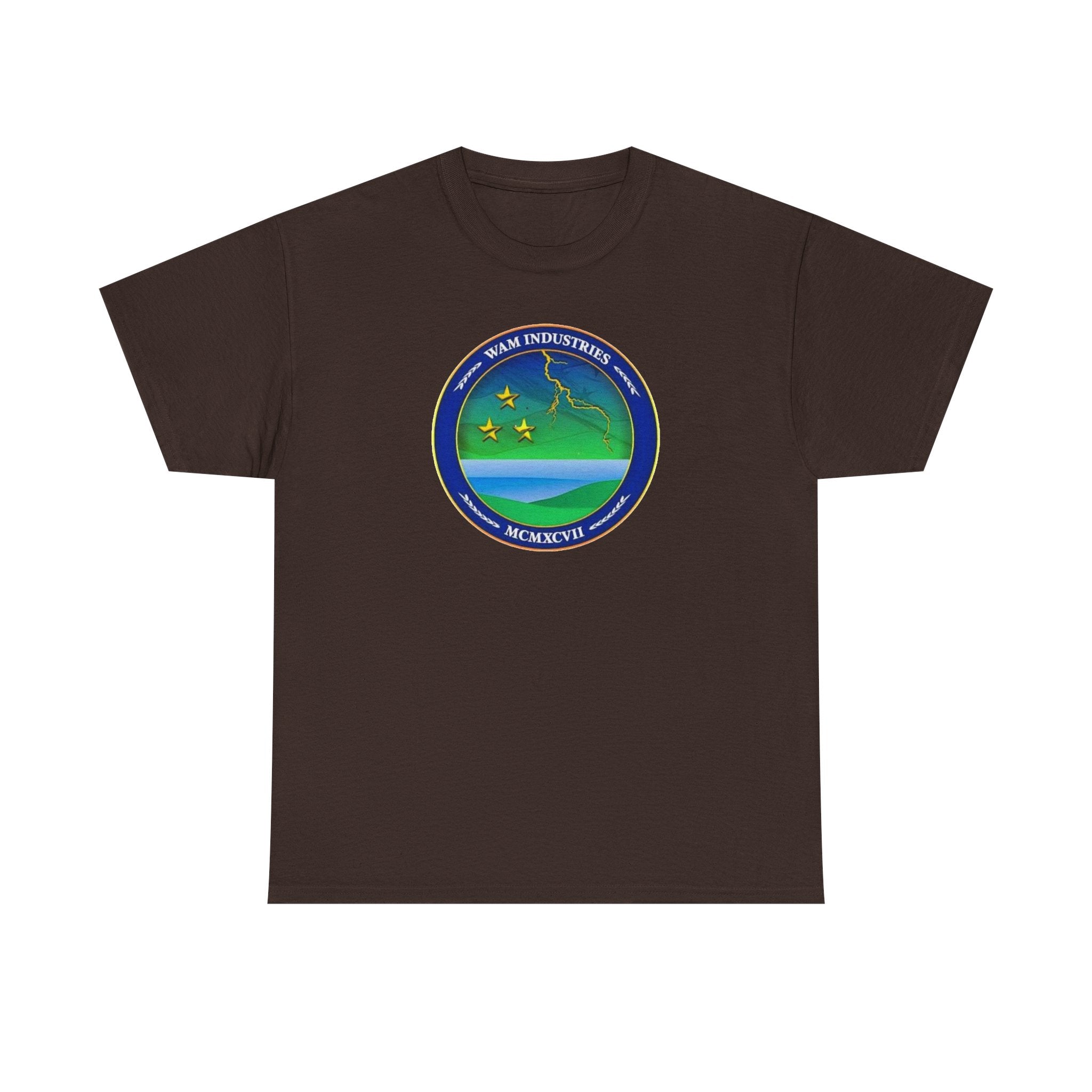 Vintage Space Emblem T‑Shirt — WAM Industries Logo Tee