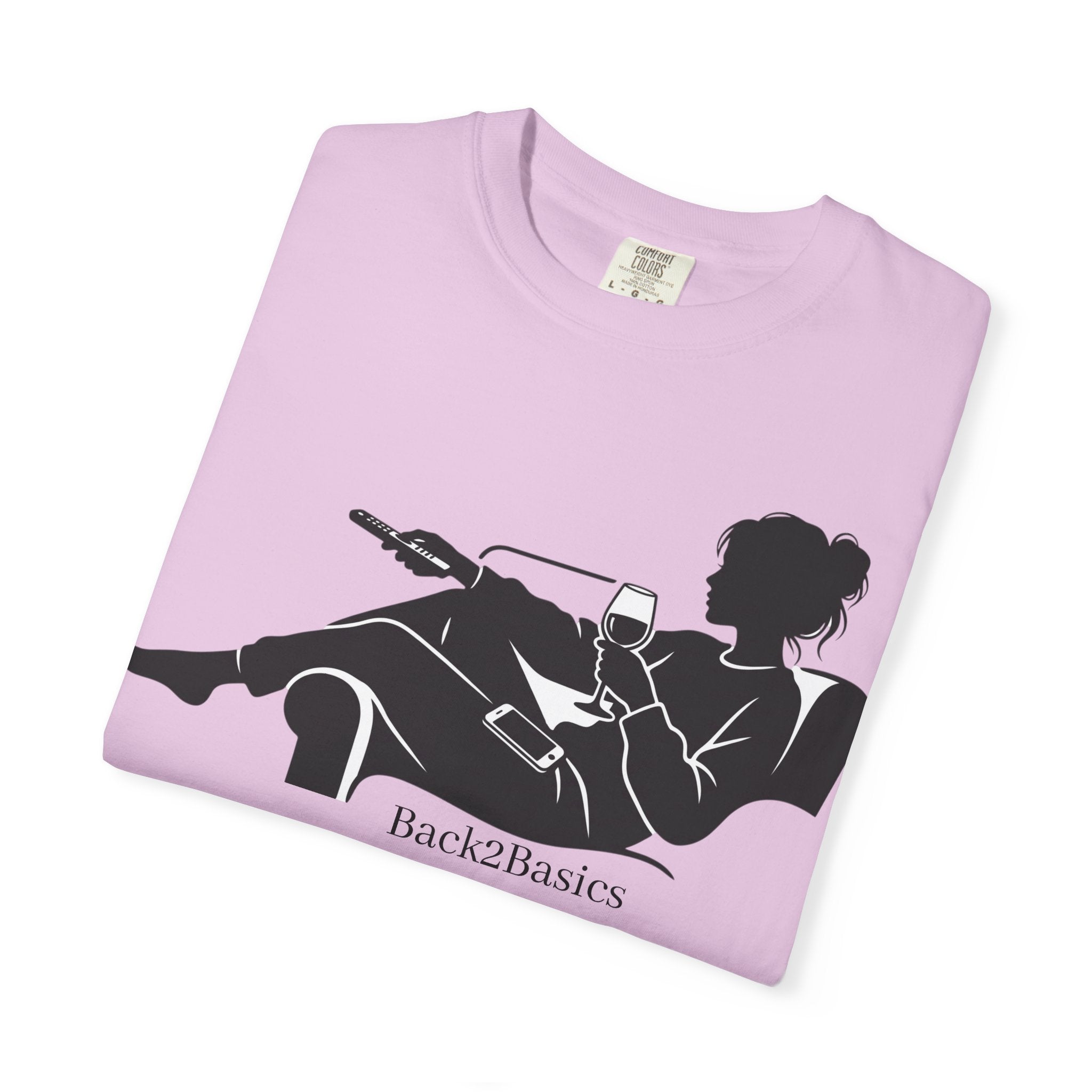 Relaxed Reading Tee — 'Back2Basics' Lounge Silhouette T-Shirt