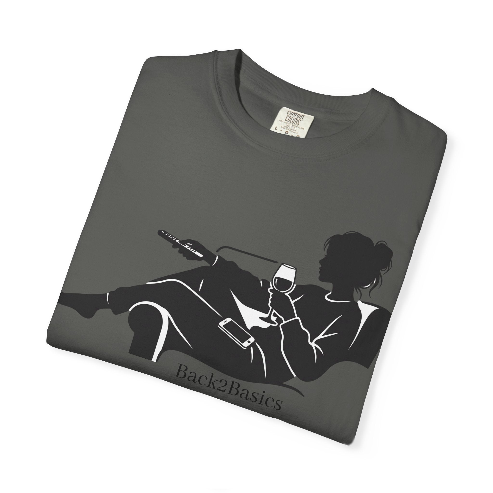 Relaxed Reading Tee — 'Back2Basics' Lounge Silhouette T-Shirt