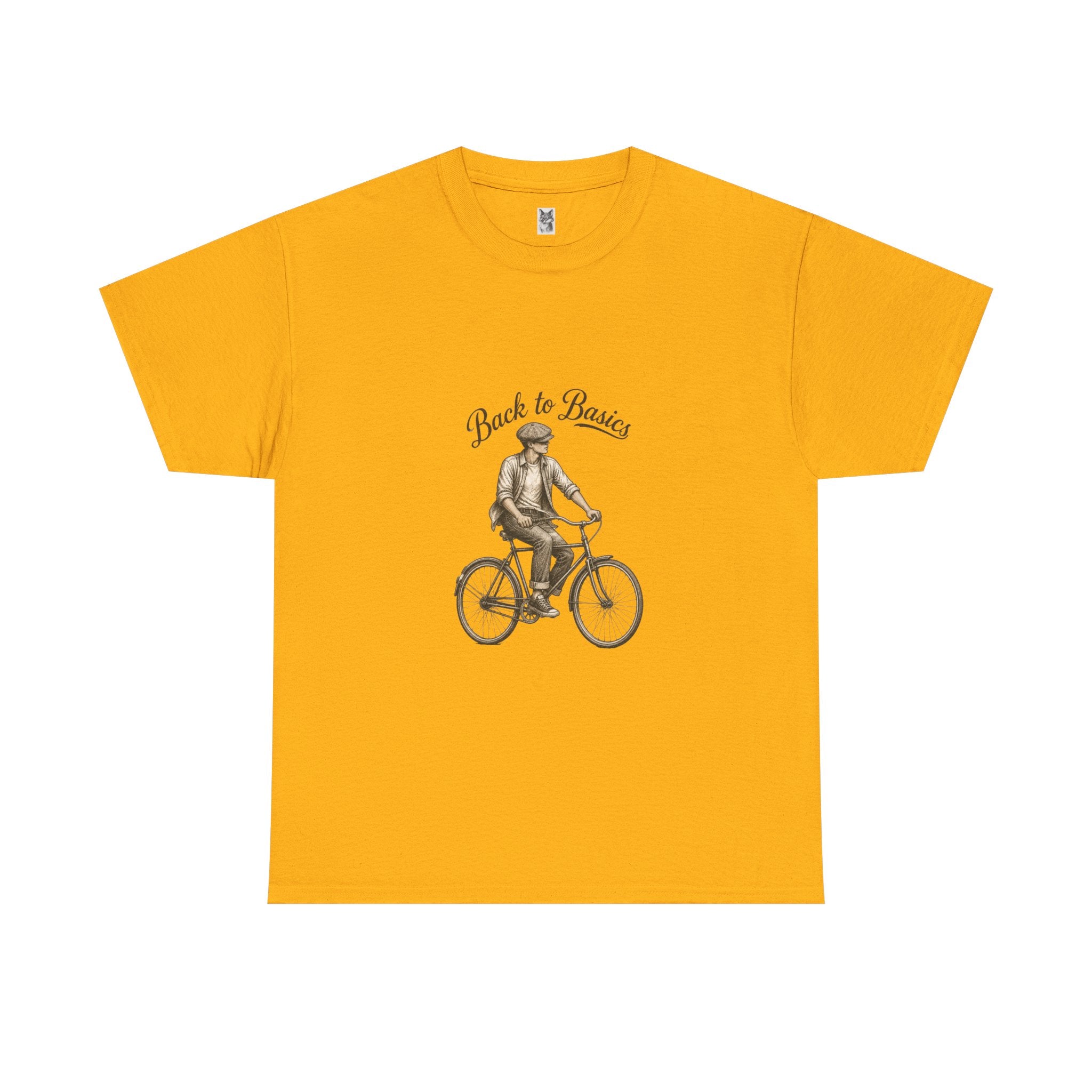 Back to Basics Bicycle Tee — Vintage Cyclist Graphic T-Shirt