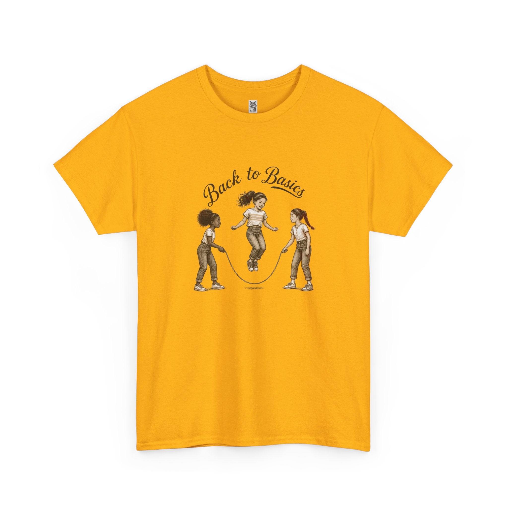 Back to Basics Graphic Tee — Retro Jump Rope Girls Athletic Shirt