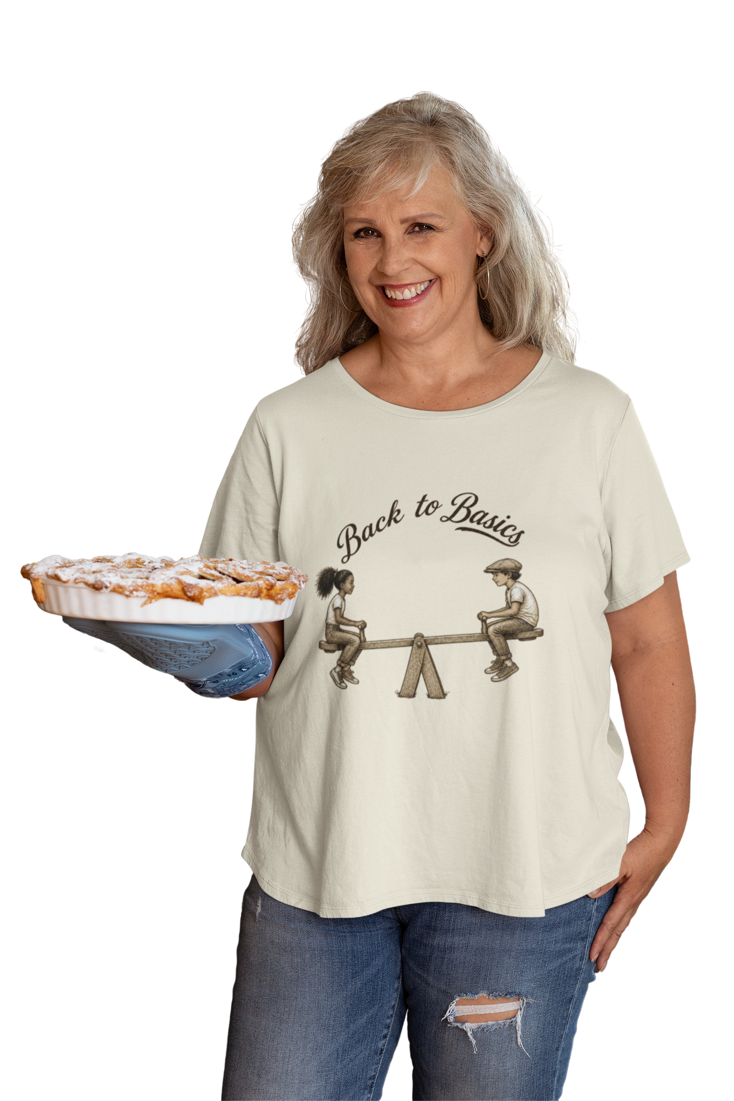 Back to Basics Tee – Vintage Seesaw Kids Design T-Shirt