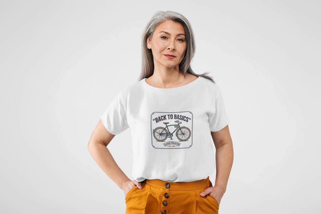 Back to Basics Bicycle Tee — Vintage Bike Graphic T-Shirt