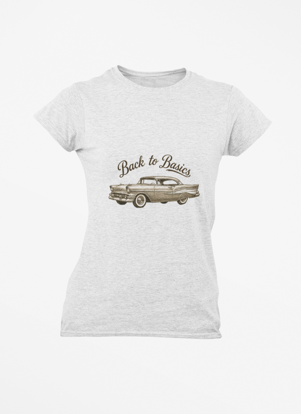 Back to Basics Vintage Car Tee — Classic Retro Automobile Graphic T-Shirt