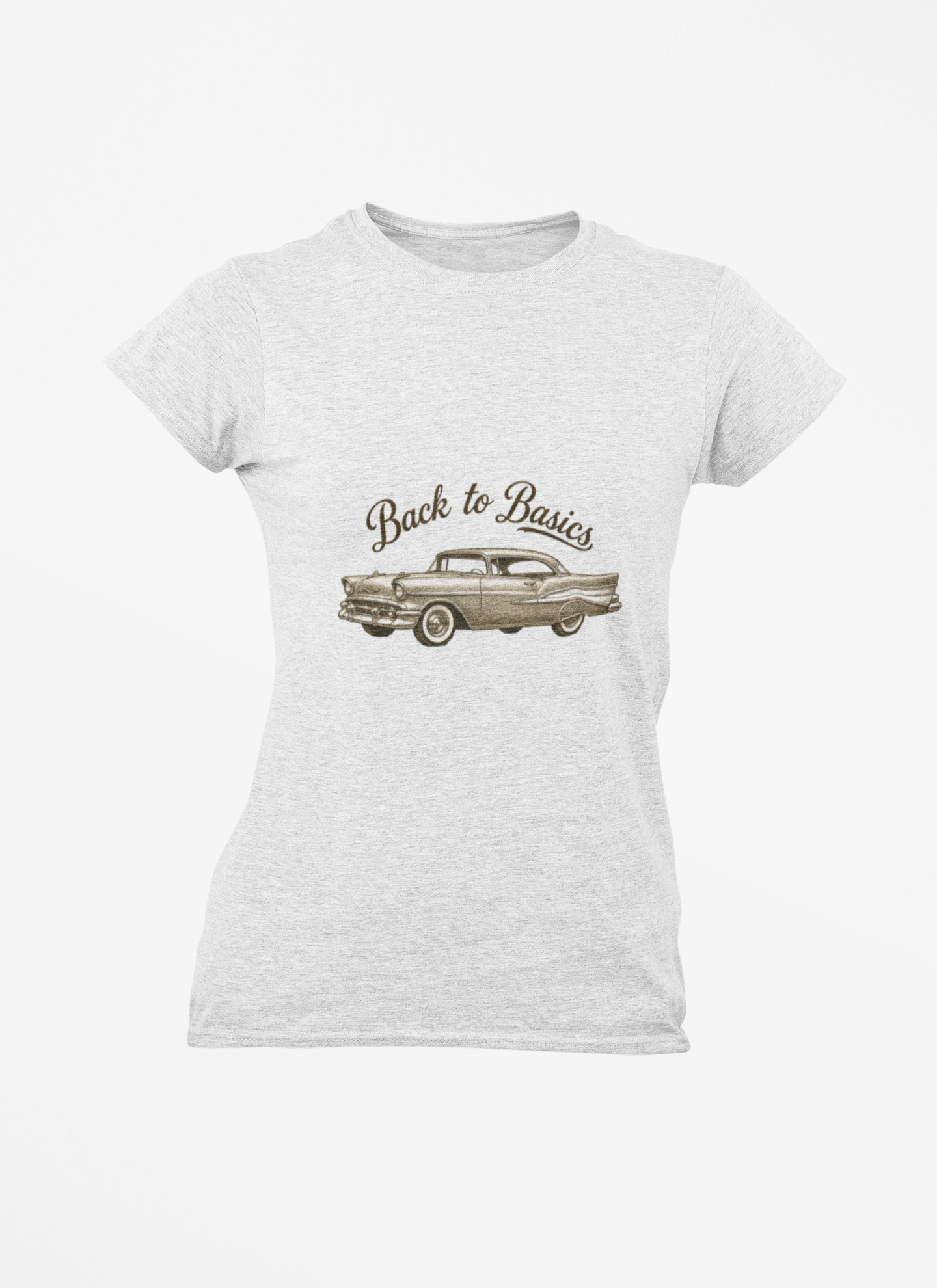 Back to Basics Vintage Car Tee — Classic Retro Automobile Graphic T-Shirt