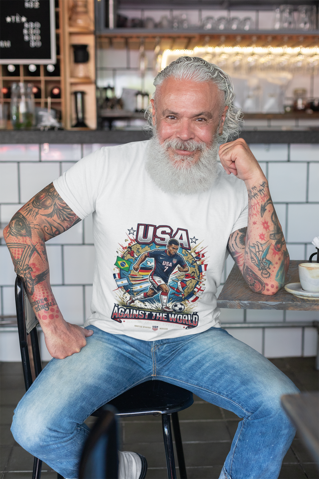 USA Soccer 'Against The World' Graphic T-Shirt