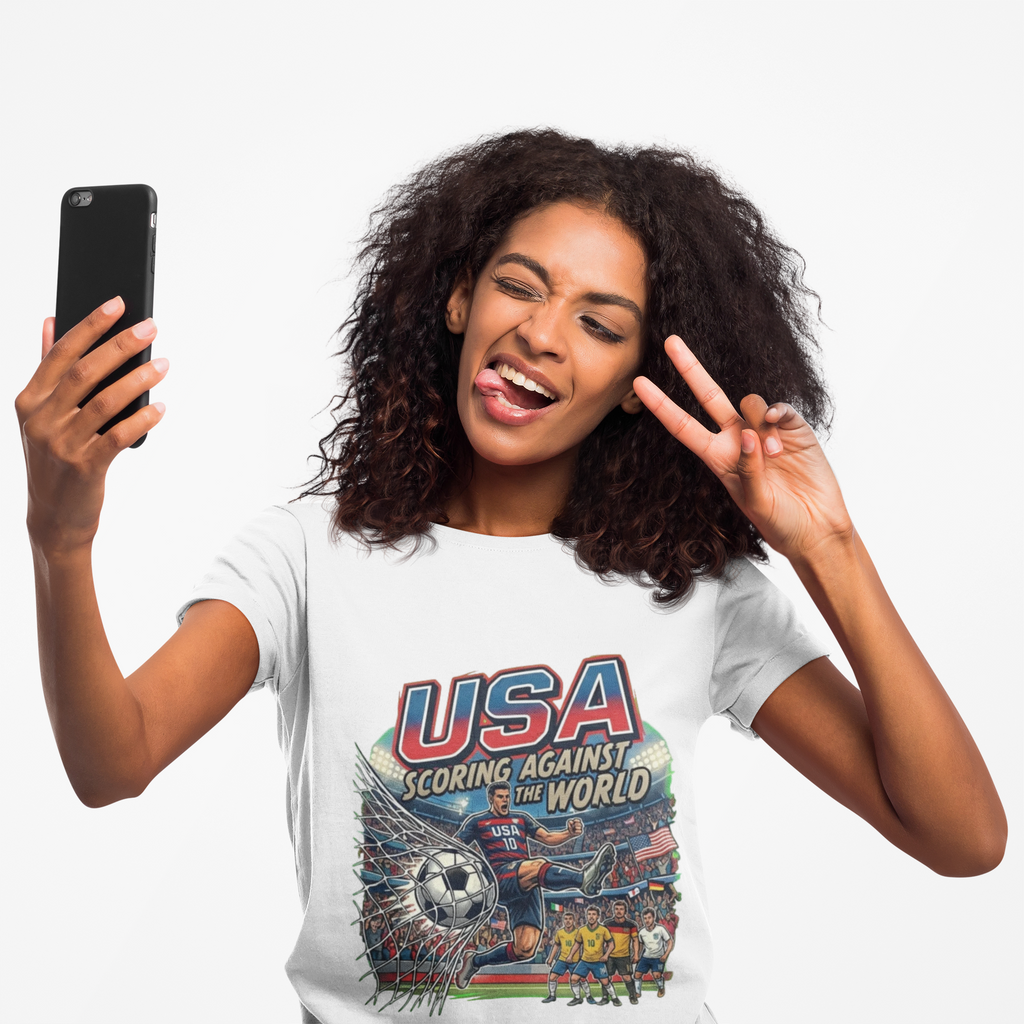 USA Scoring Against The World Soccer T-Shirt