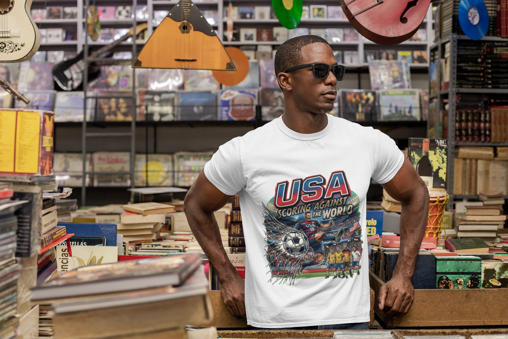USA Scoring Against The World Soccer T-Shirt