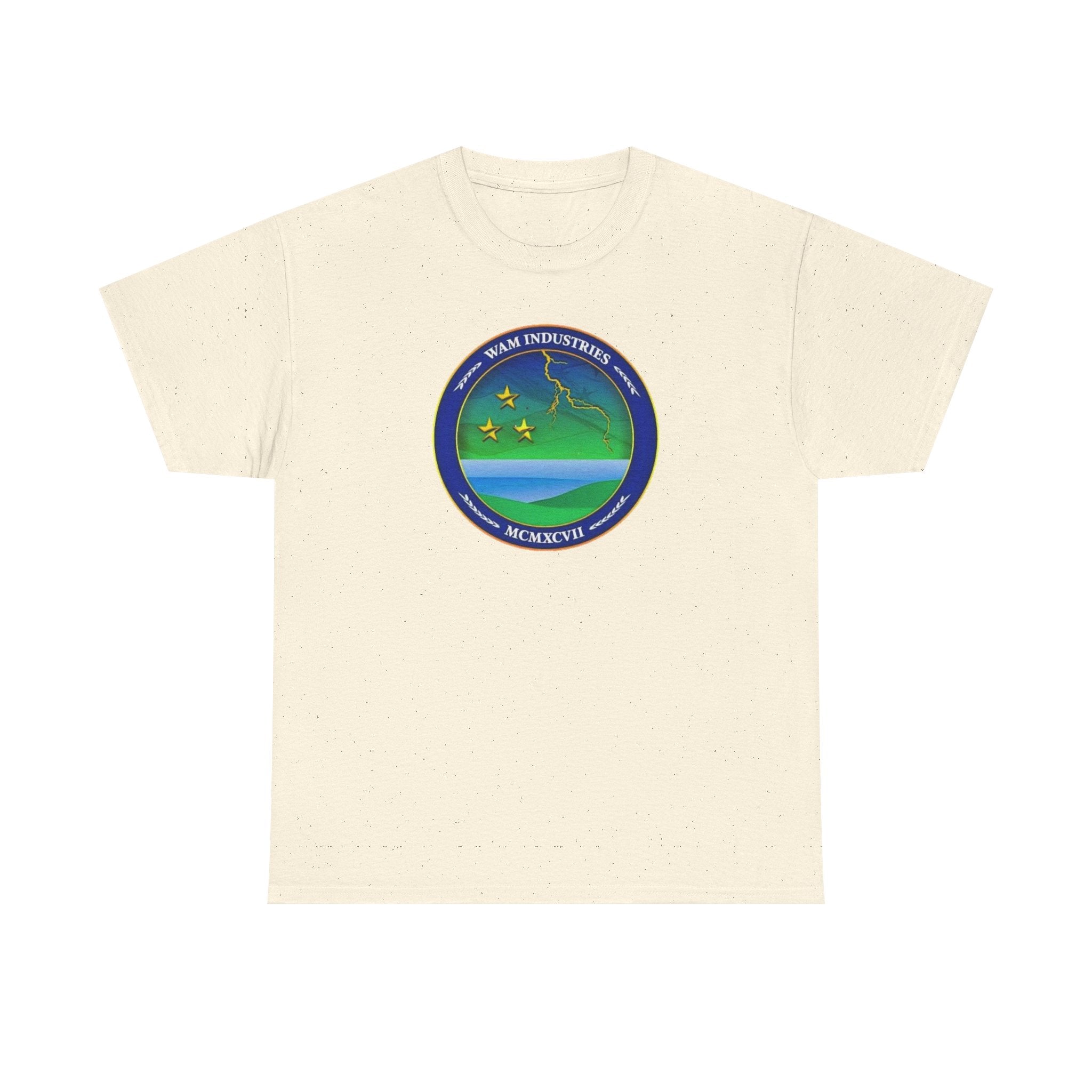 Vintage Space Emblem T‑Shirt — WAM Industries Logo Tee
