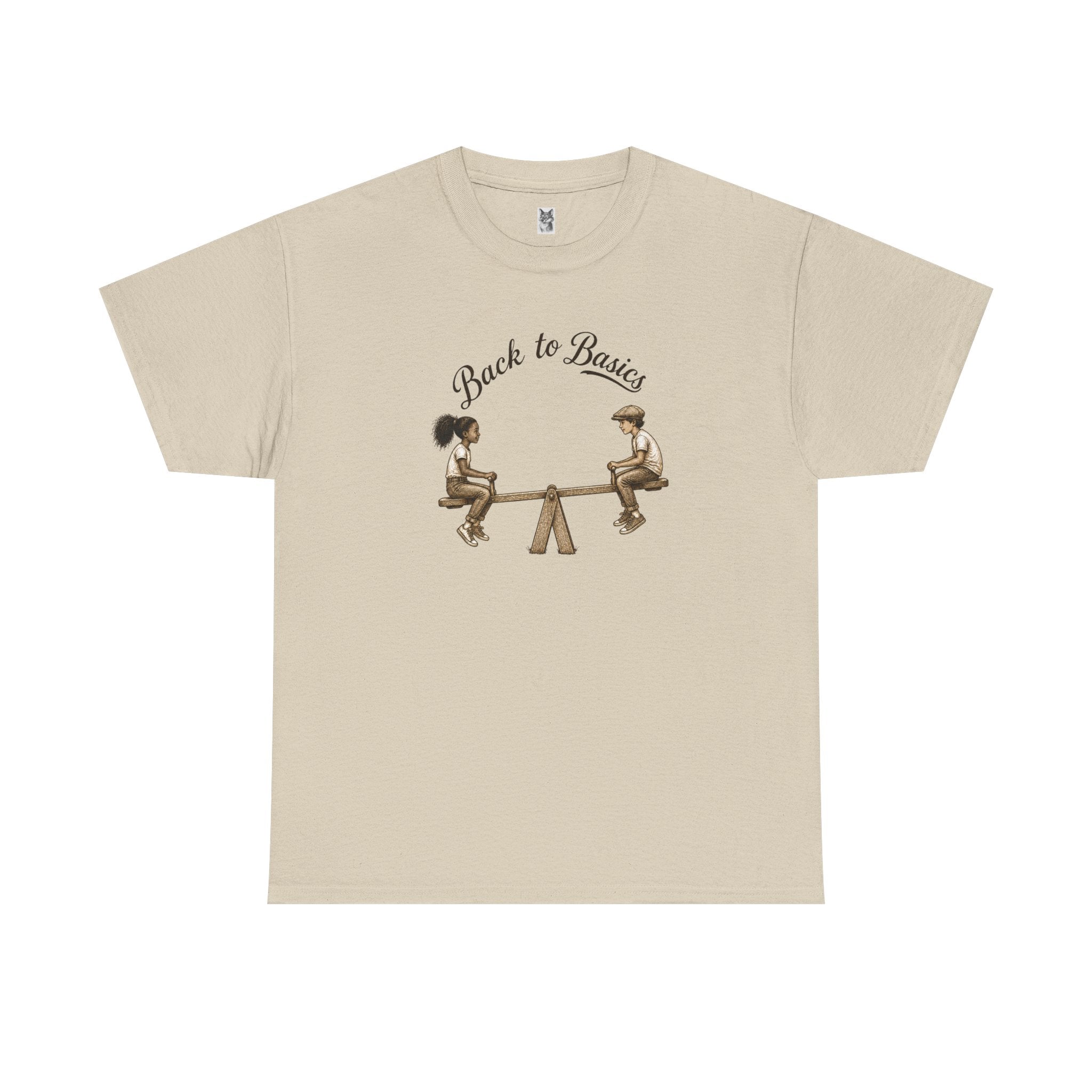 Back to Basics Tee – Vintage Seesaw Kids Design T-Shirt