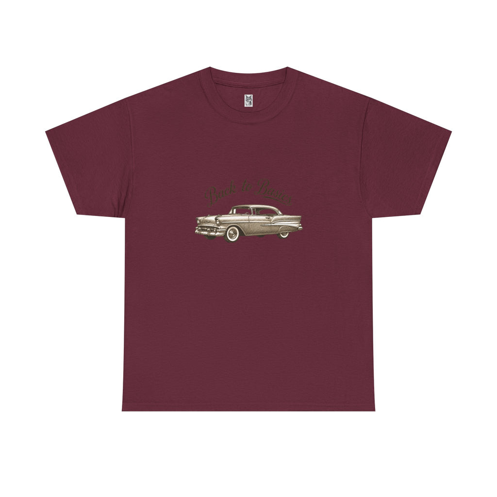 Back to Basics Vintage Car Tee — Classic Retro Automobile Graphic T-Shirt