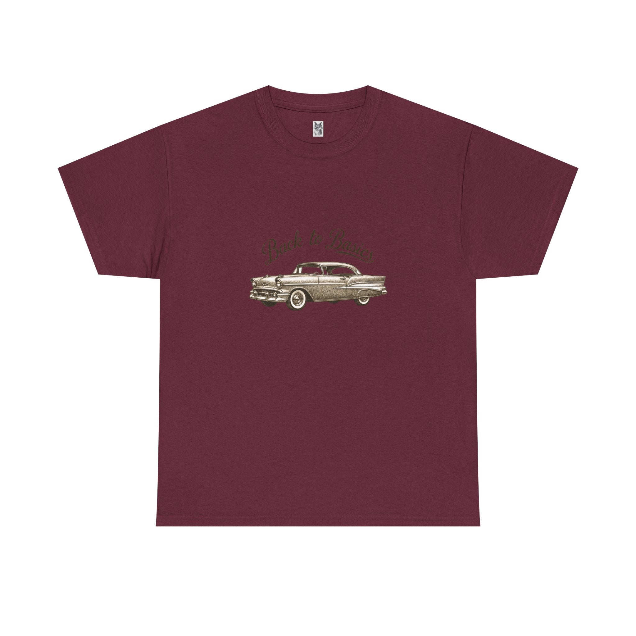 Back to Basics Vintage Car Tee — Classic Retro Automobile Graphic T-Shirt