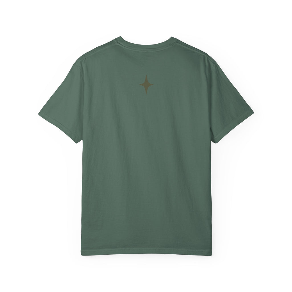 Vintage Noir Lounge T-Shirt — Relaxed Gentleman Illustration